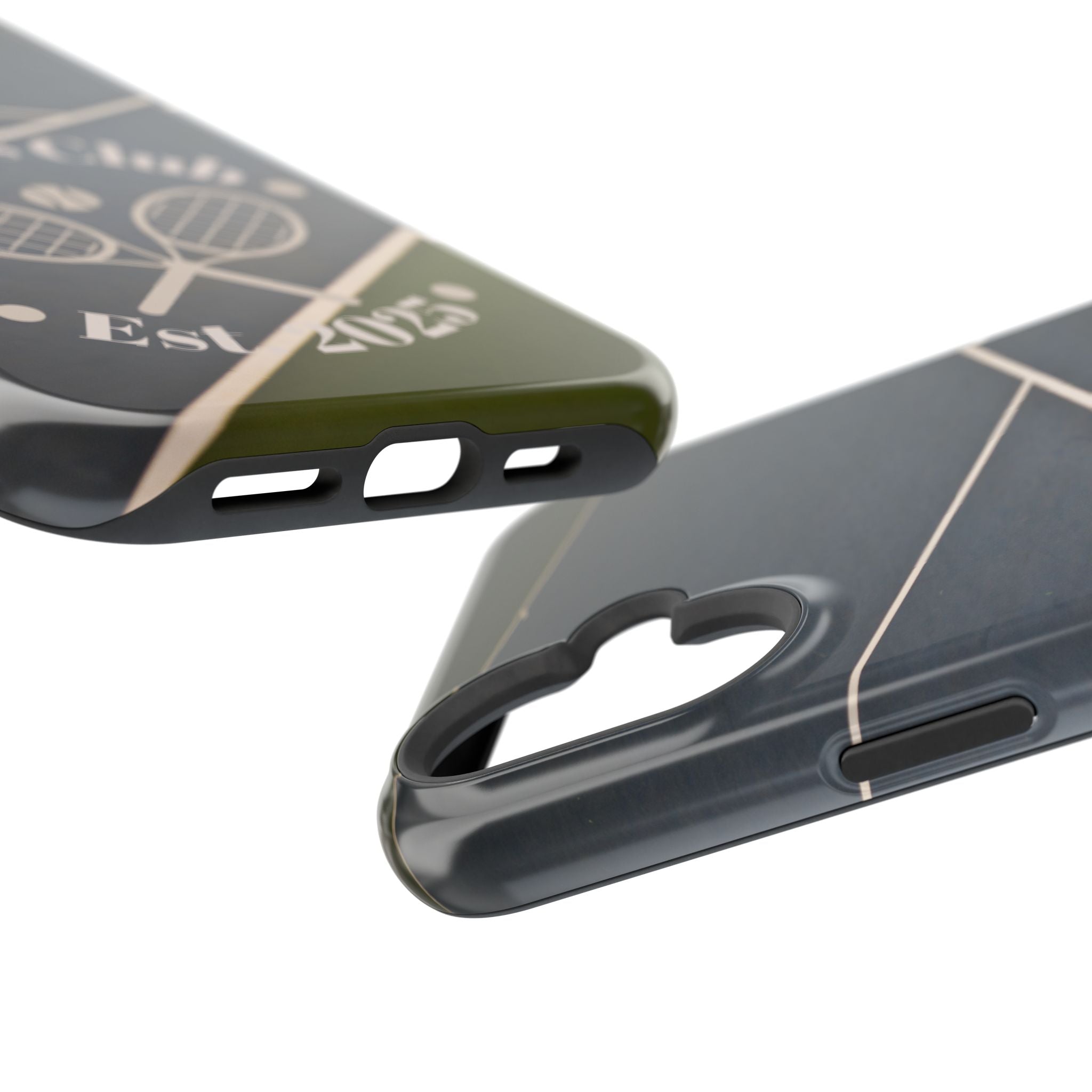 Tennis Impact-Resistant Phone Case — 'Ballers Club Est. 2025' Protective Cover