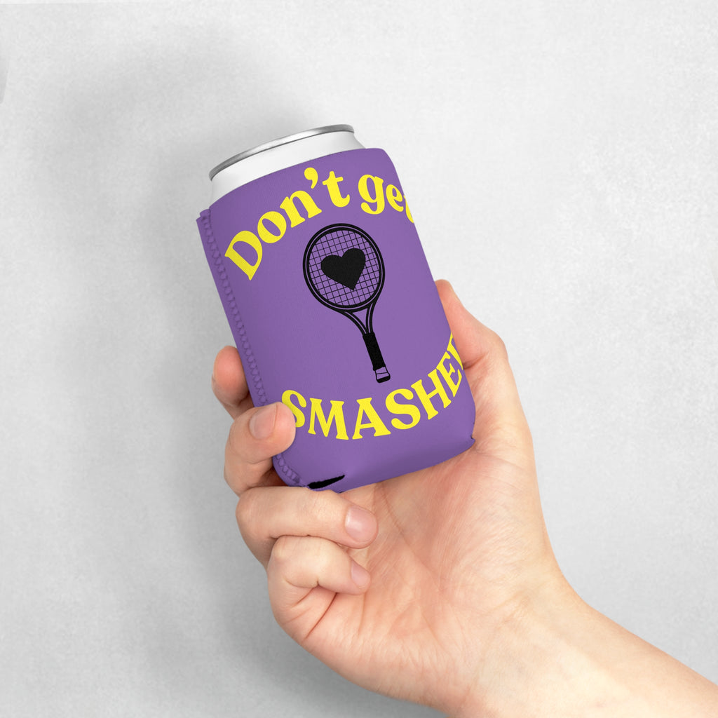 Can Cooler Sleeve - Purple/yellow, Don't get smashed