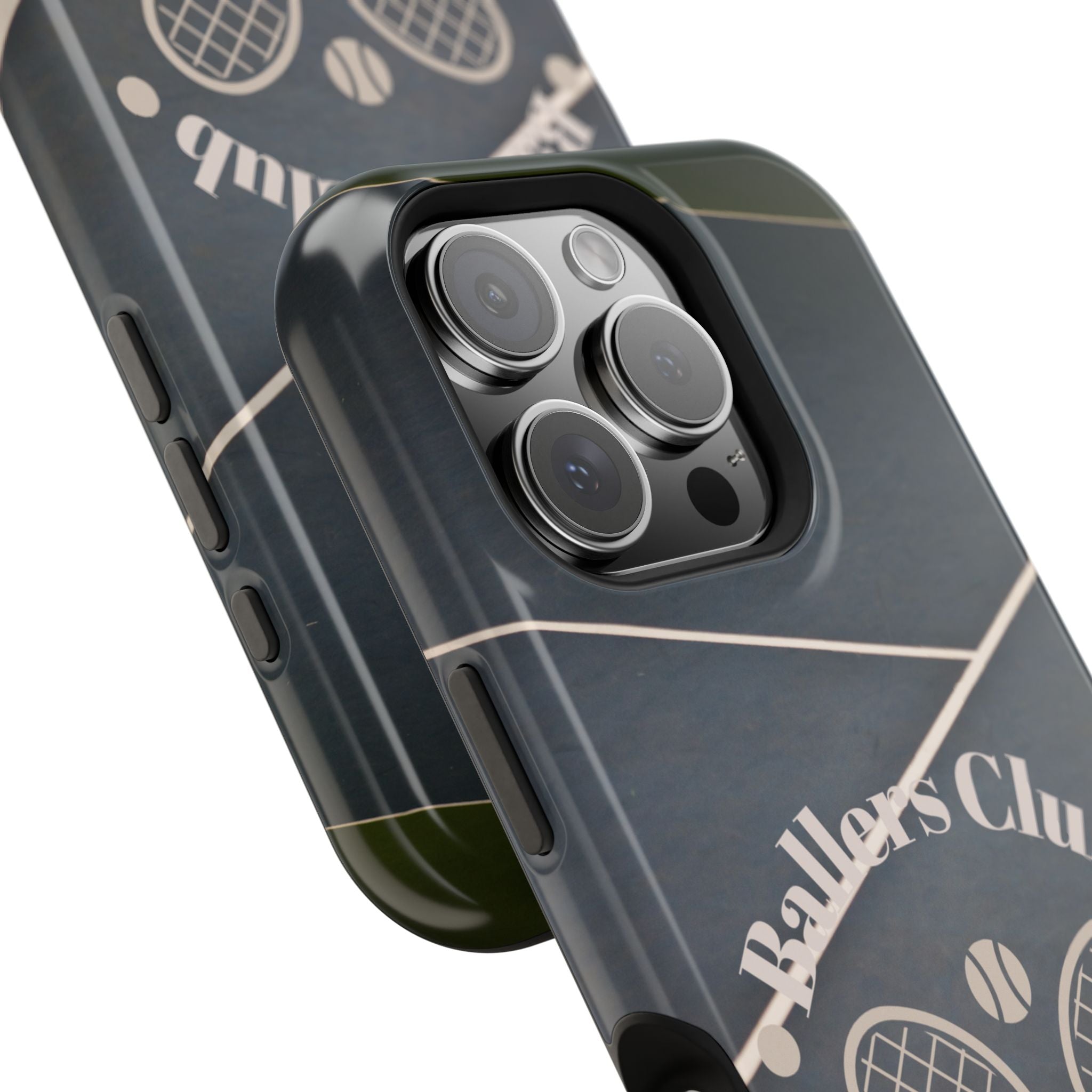 Tennis Impact-Resistant Phone Case — 'Ballers Club Est. 2025' Protective Cover
