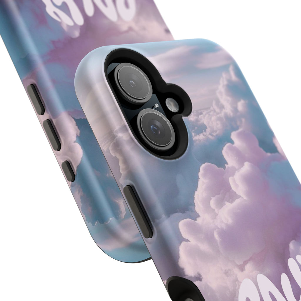 Impact-Resistant Phone Case — "Rally & Love" Clouds/Love in the Air