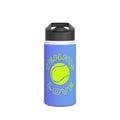 Juniors Stainless Steel Water Bottle, 12 oz — 'Tennis Love' Bright Athletic Insulated Bottle