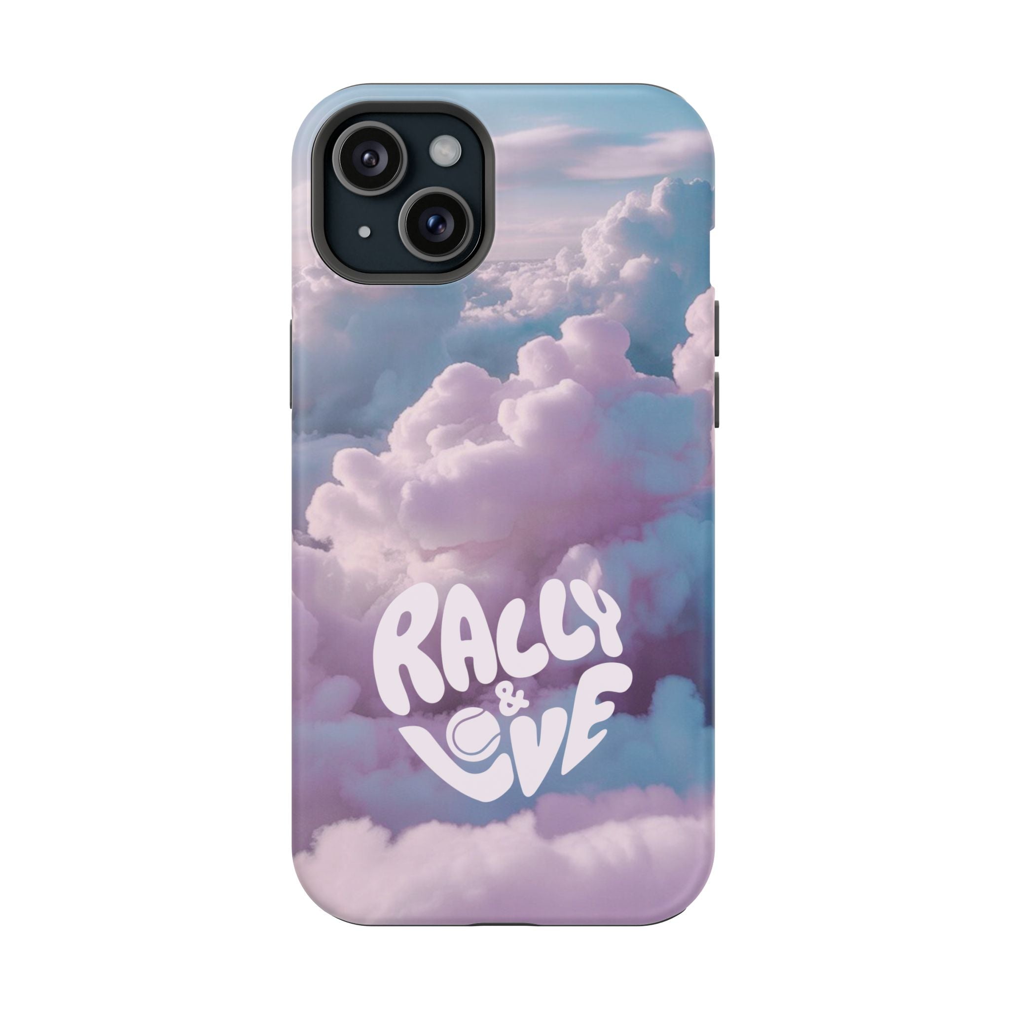 Impact-Resistant Phone Case — "Rally & Love" Clouds/Love in the Air