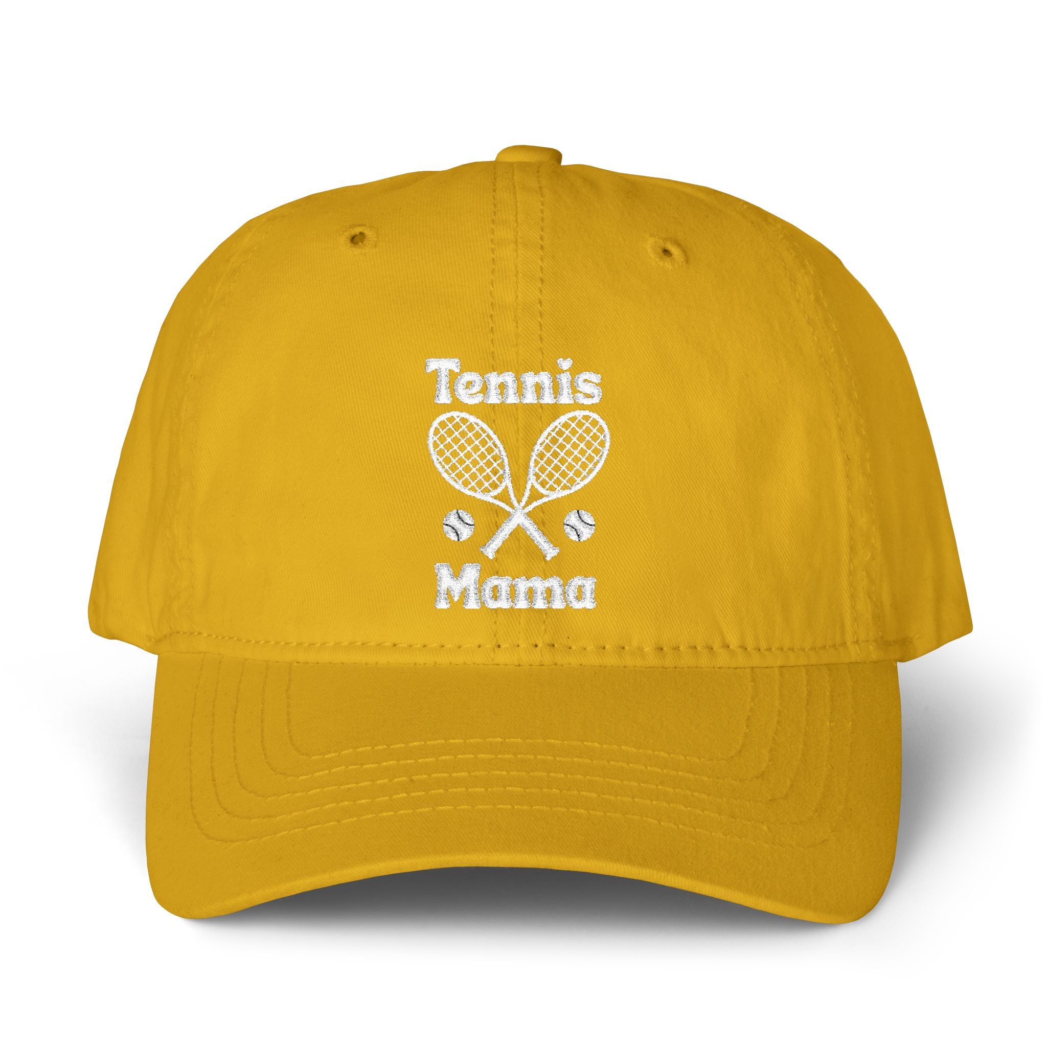 Women's Pigment-Dyed baseball Cap with Fashion Undervisor - White, Embroidered