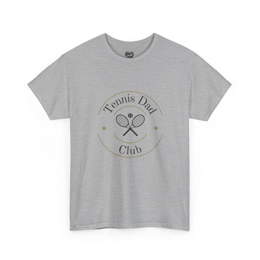 Men's T‑Shirt — 'Tennis Dad Club' Vintage Tennis Racket Graphic Tee