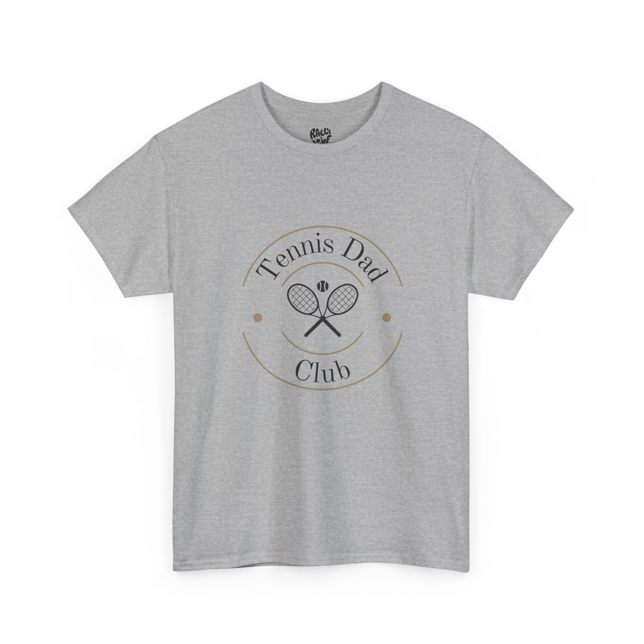 Men's T‑Shirt — 'Tennis Dad Club' Vintage Tennis Racket Graphic Tee