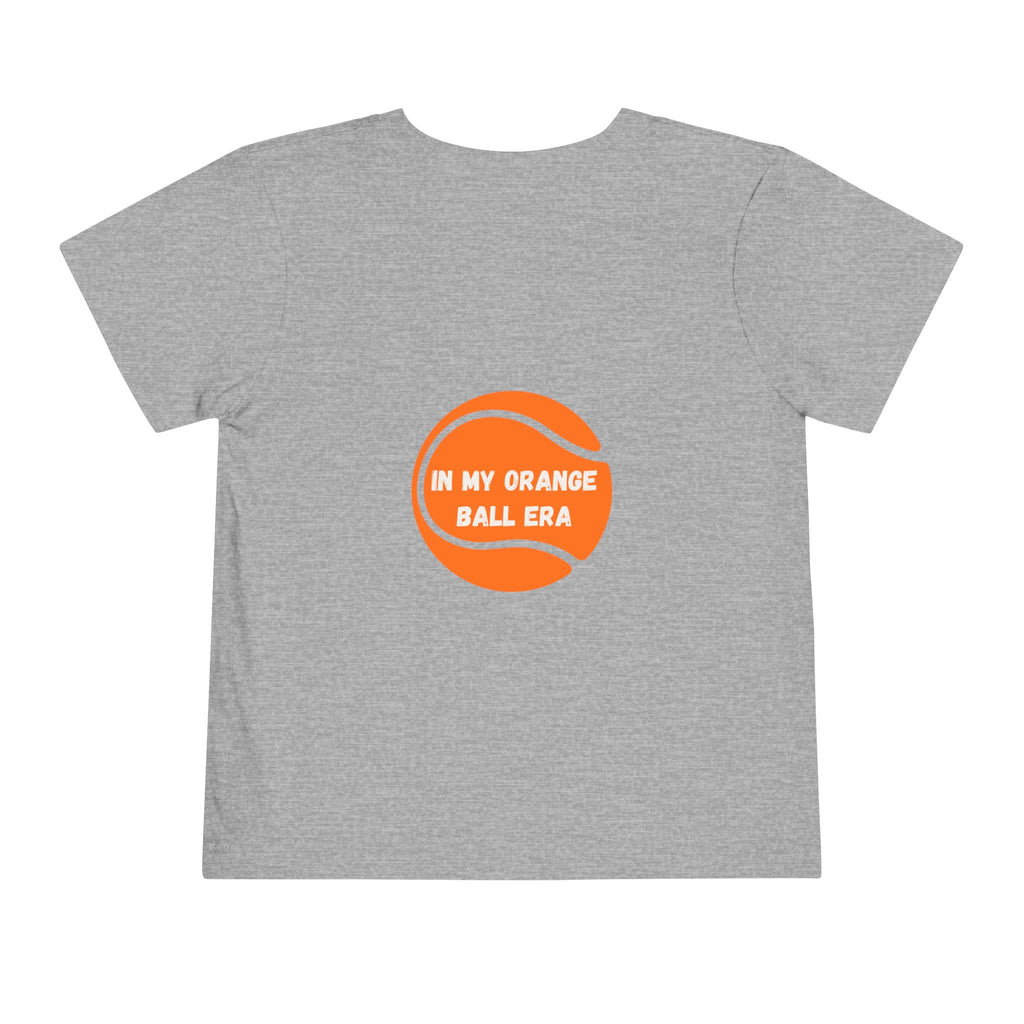 Girl's Toddler Junior Tee – "In My Orange Ball Era" Tennis Graphic Shirt