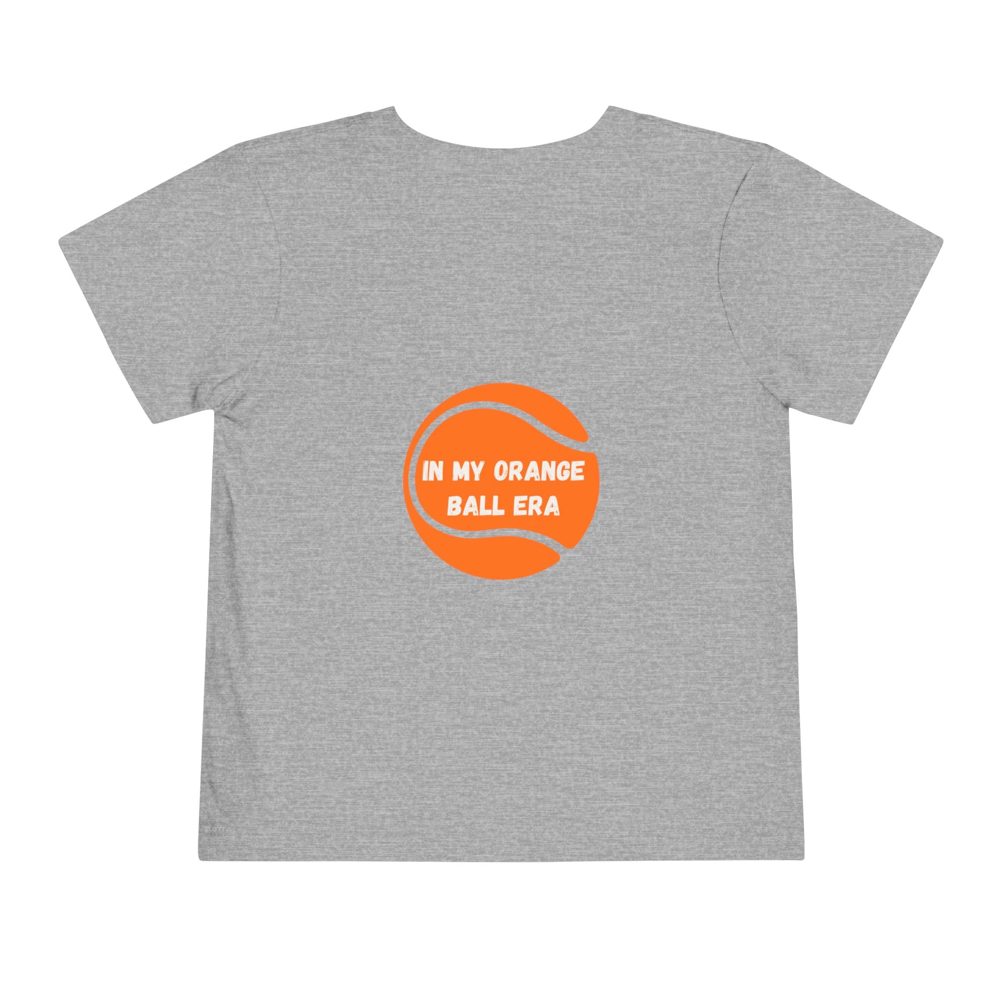 Girl's Toddler Junior Tee – "In My Orange Ball Era" Tennis Graphic Shirt