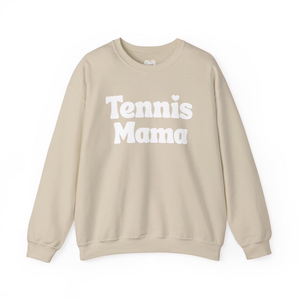 Women's Crewneck Sweatshirt - 'Tennis mama' tennis sweatshirt