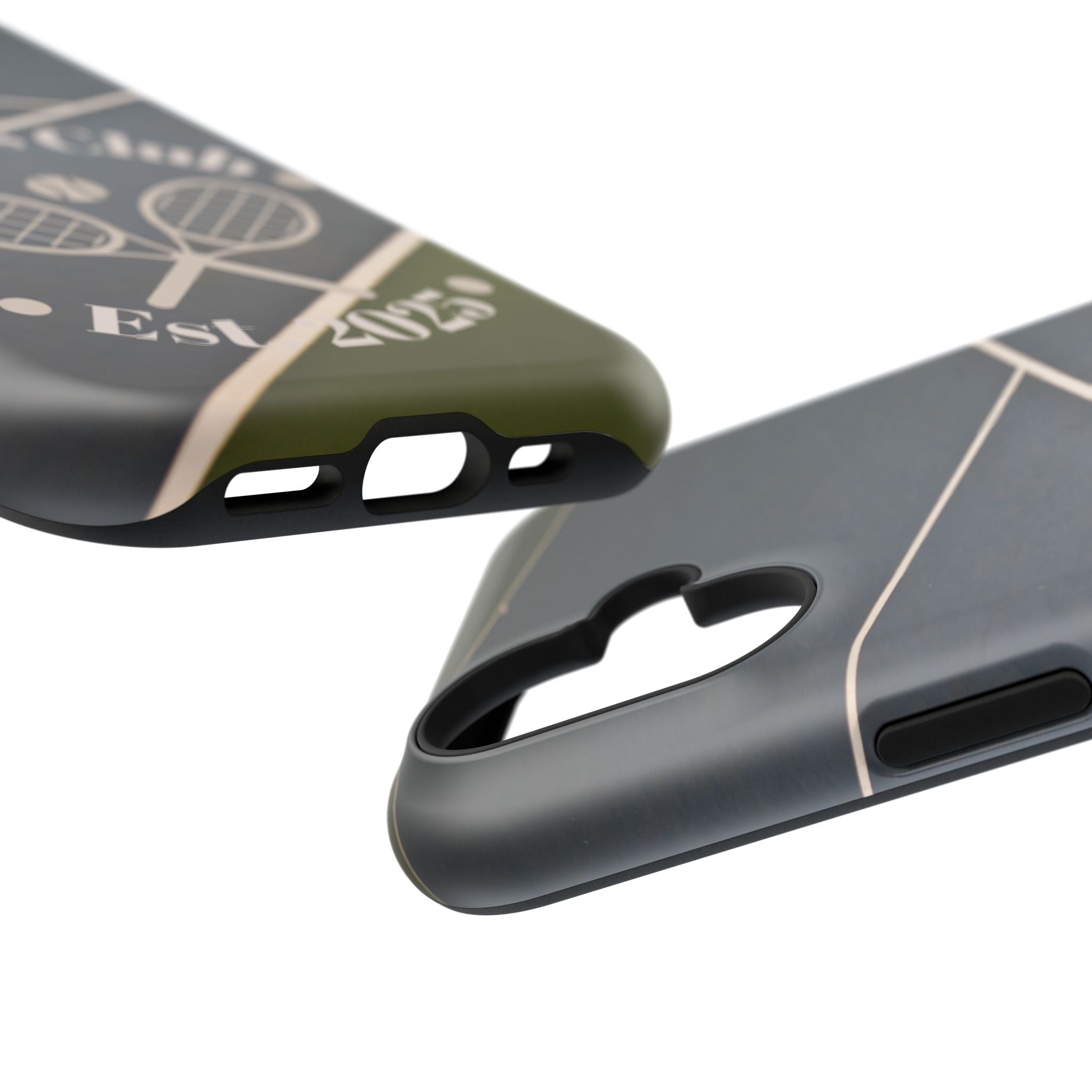 Tennis Impact-Resistant Phone Case — 'Ballers Club Est. 2025' Protective Cover