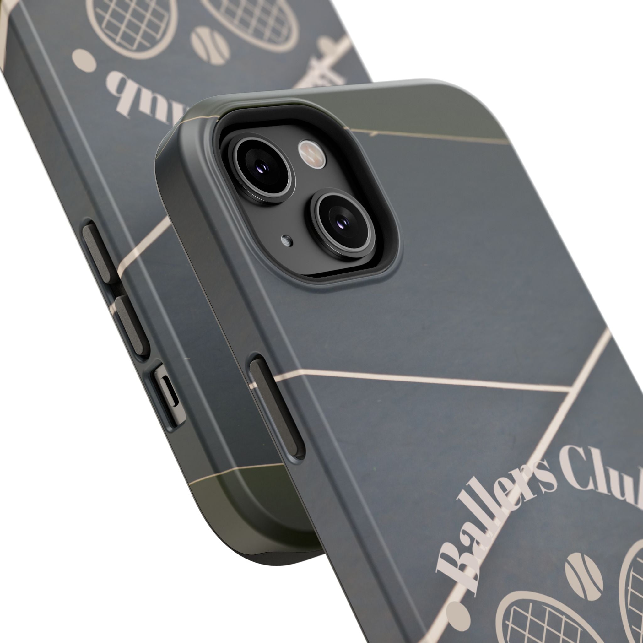 Tennis Impact-Resistant Phone Case — 'Ballers Club Est. 2025' Protective Cover