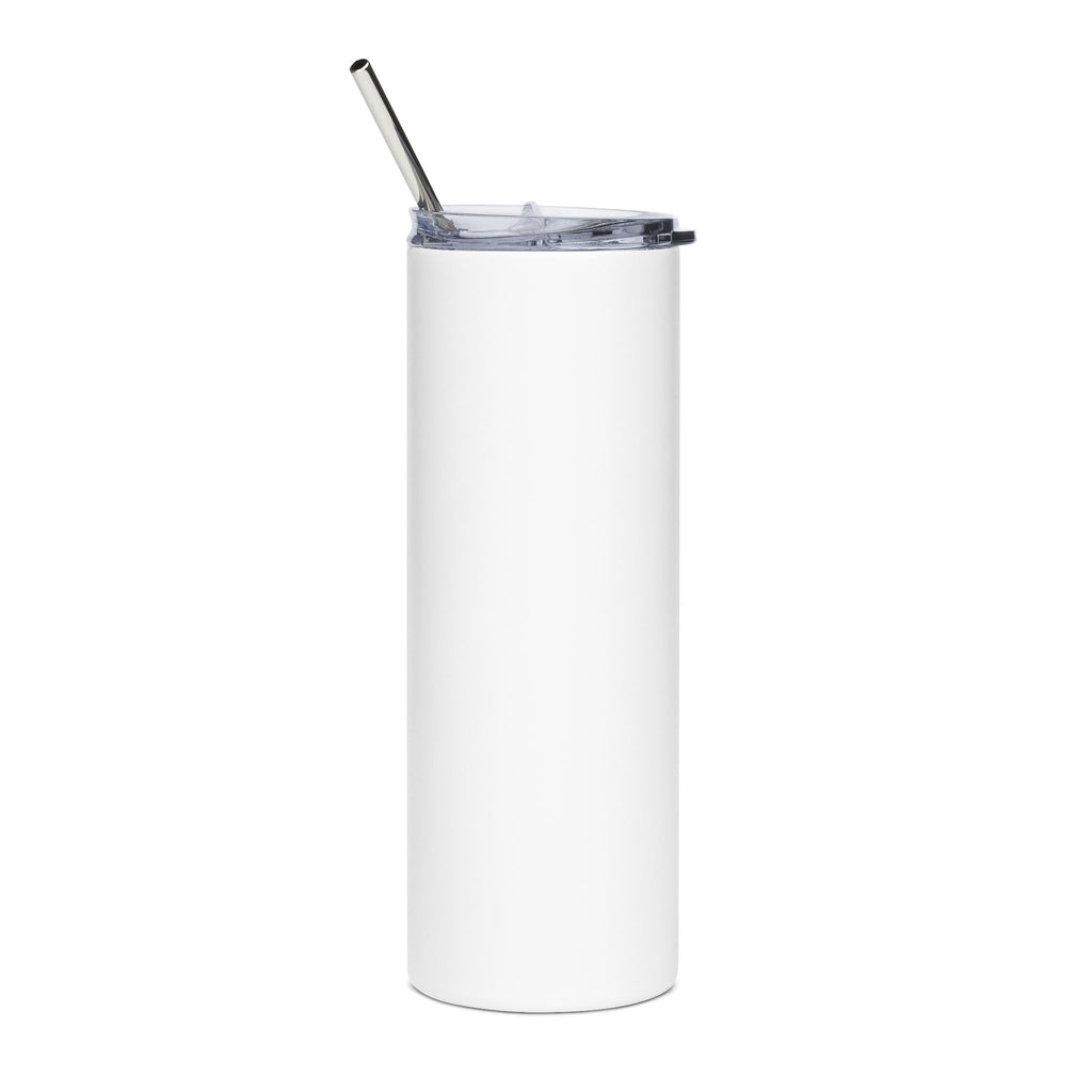 Stainless Steel Tumbler 20oz - 'Sip Happens' Tennis Tumbler