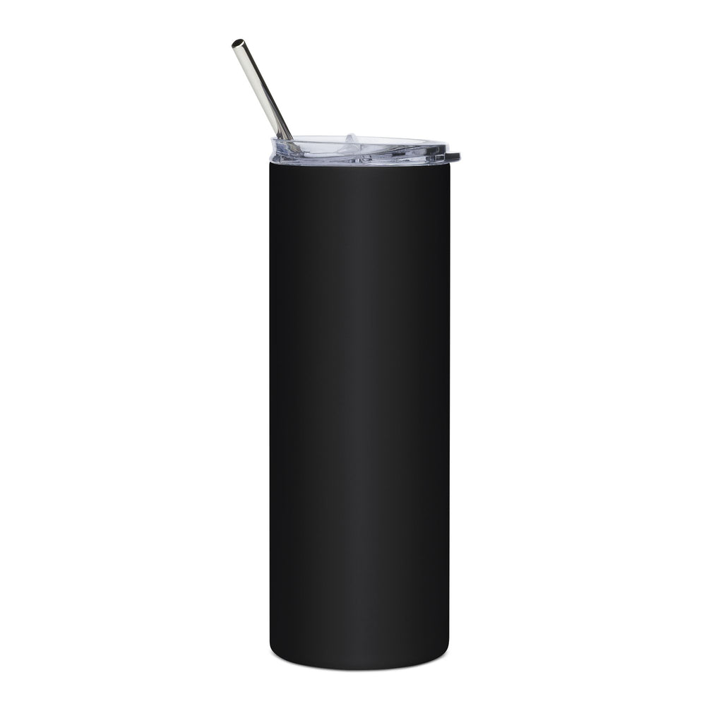 20oz Stainless Tennis Tumbler — 'Rally & Love' Dreamy Pink Design, Insulated Travel Cup