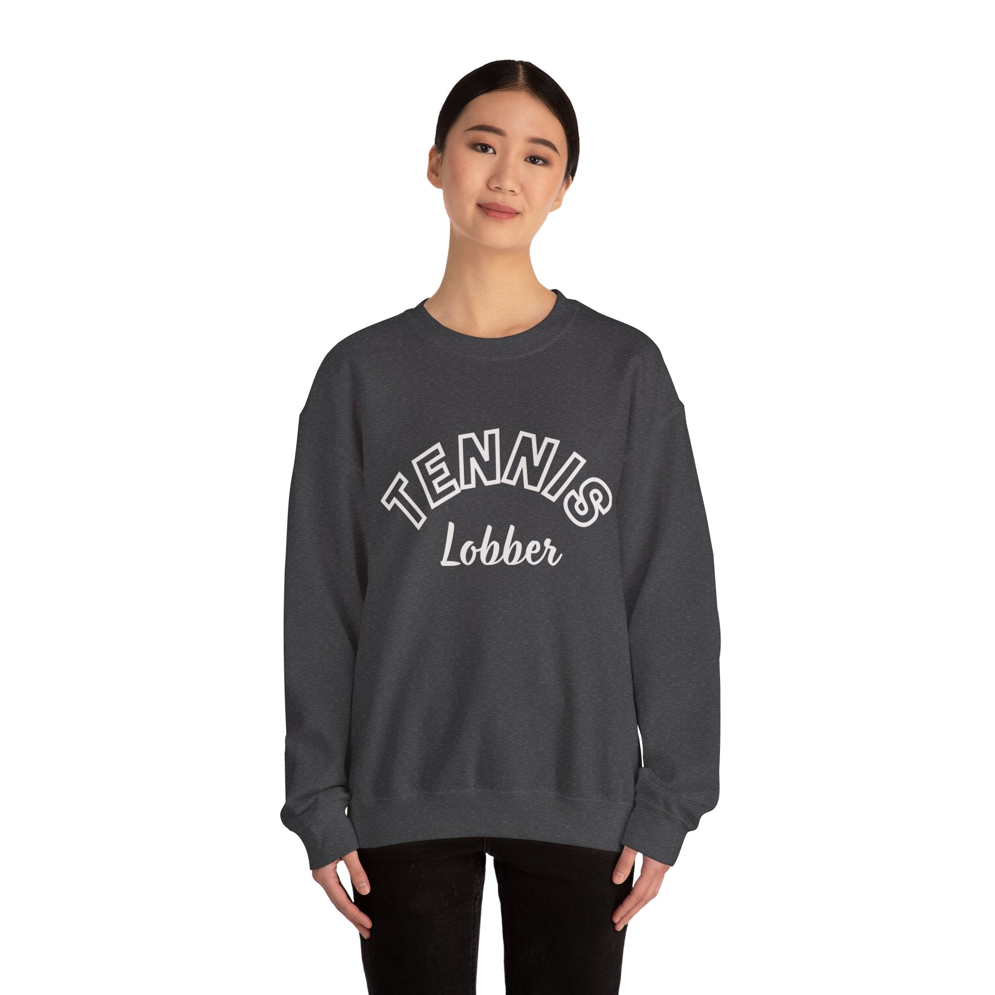 Women's Crewneck Sweatshirt — 'Tennis Lobbers/Lovers' Soft Pullover