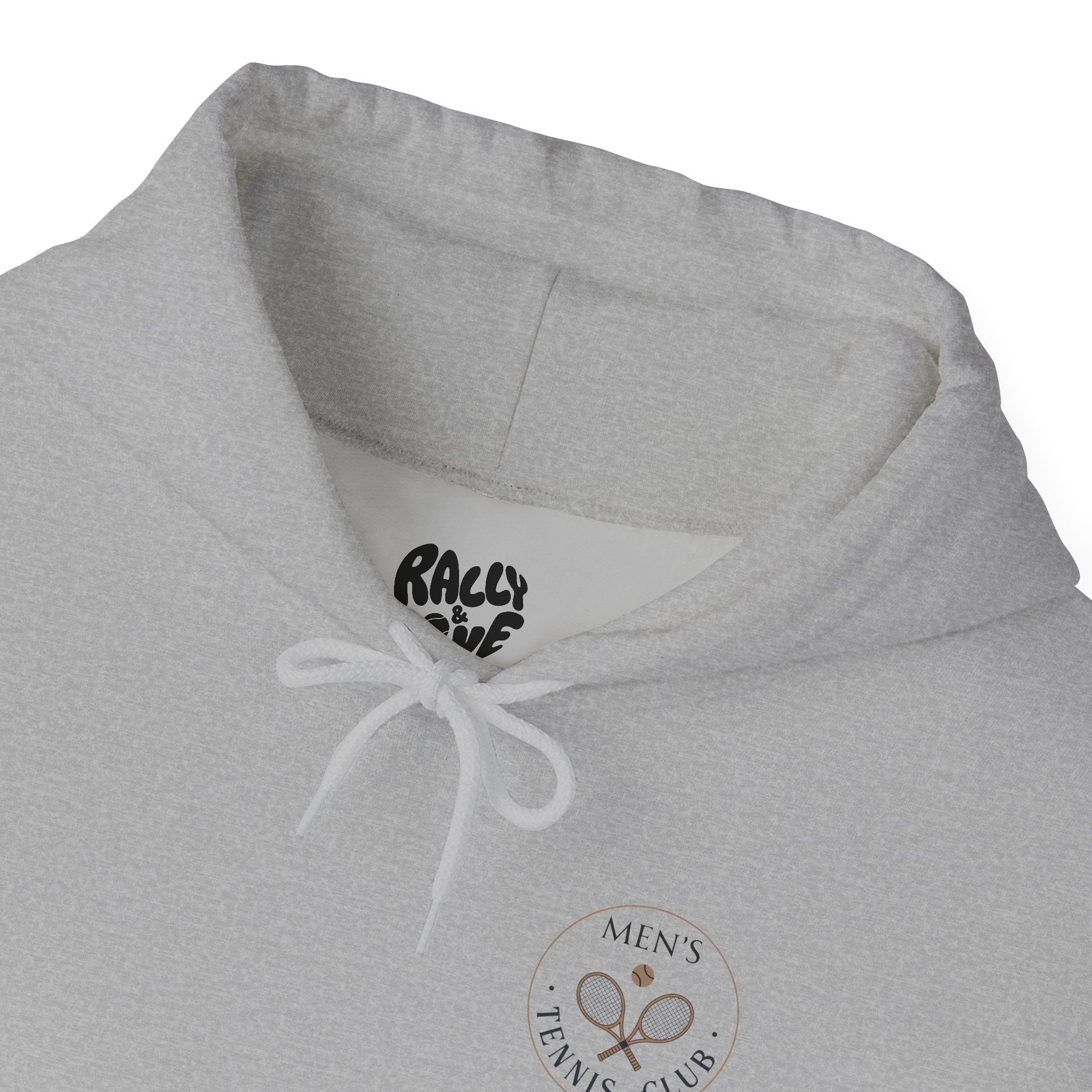 Men's Hoodie Sweatshirt — 'Men's Tennis Club' Minimal Tennis Graphic Pullover