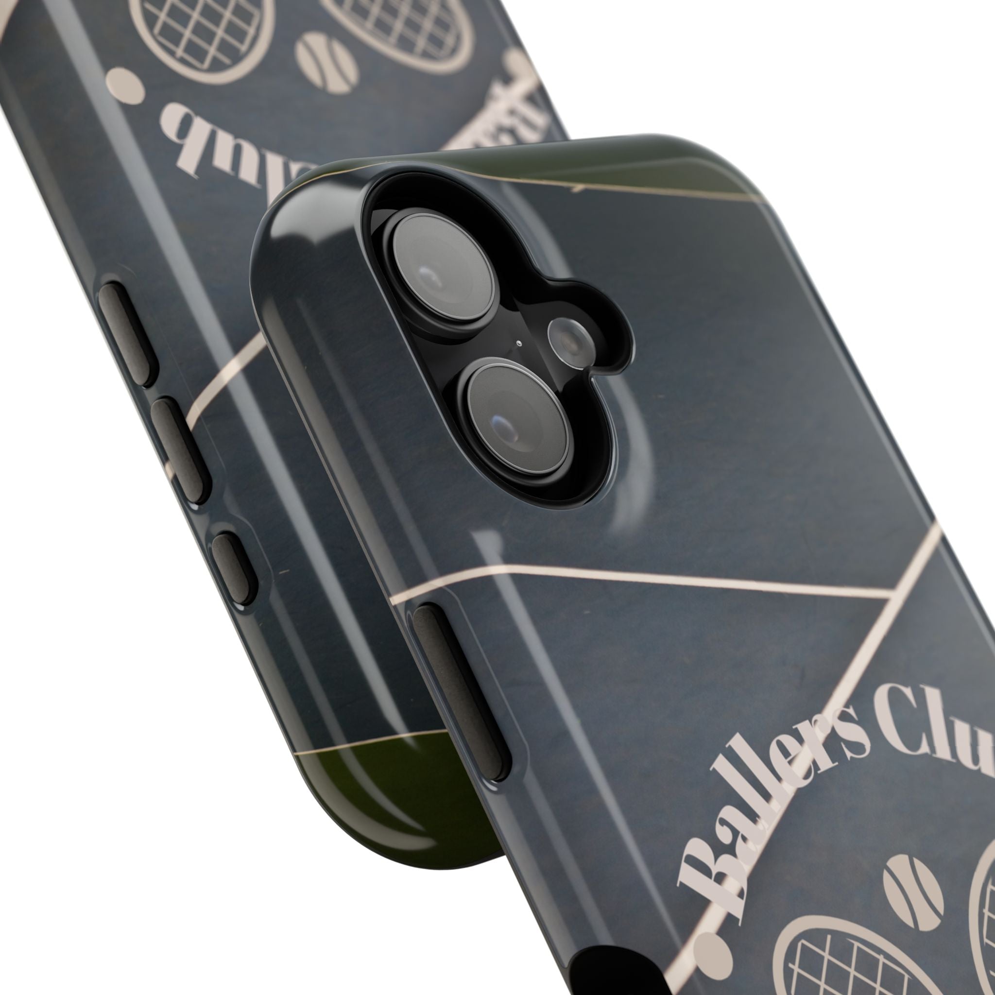 Tennis Impact-Resistant Phone Case — 'Ballers Club Est. 2025' Protective Cover