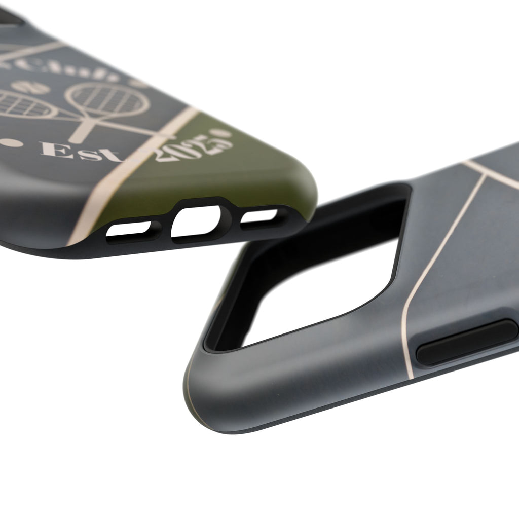 Tennis Impact-Resistant Phone Case — 'Ballers Club Est. 2025' Protective Cover