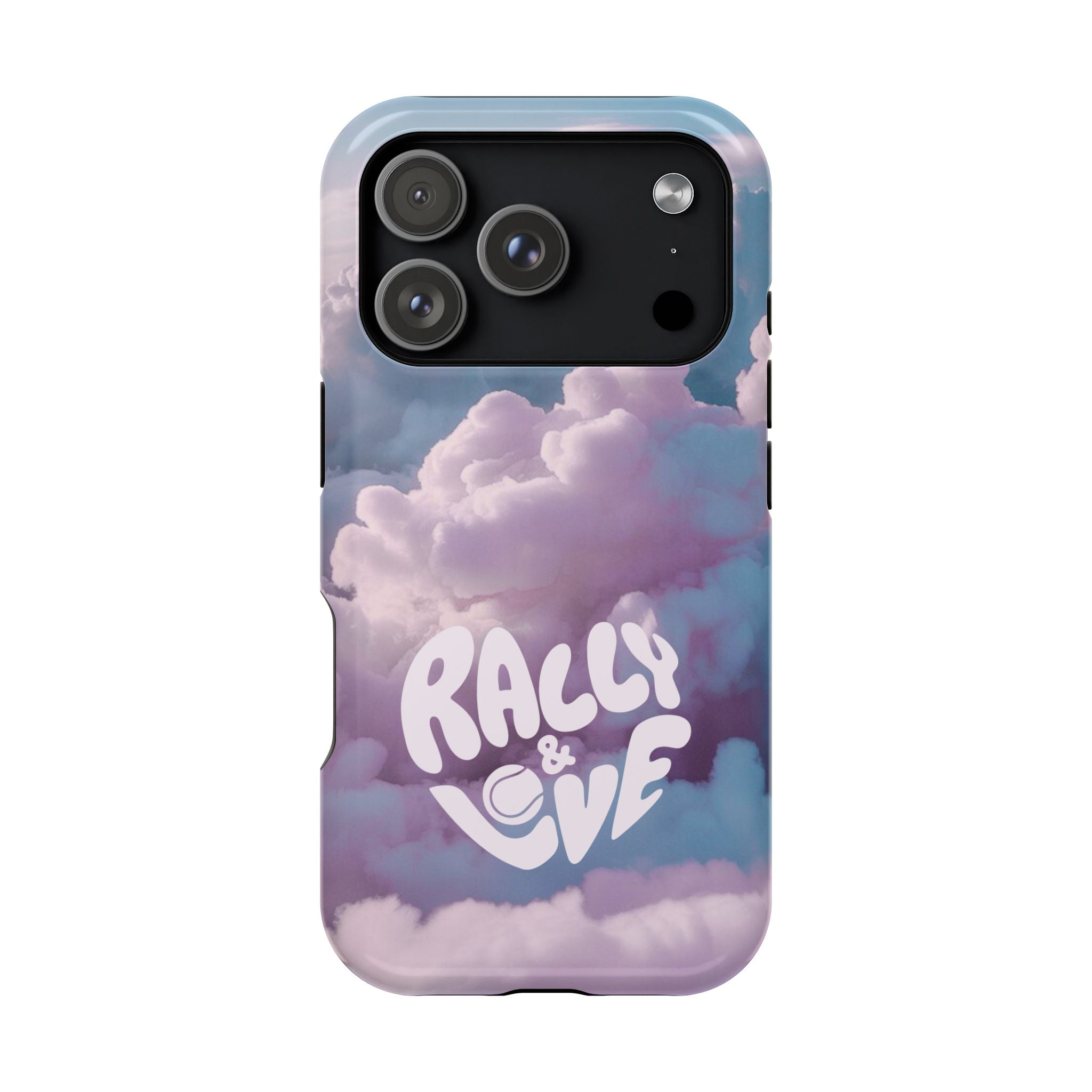 Impact-Resistant Phone Case — "Rally & Love" Clouds/Love in the Air