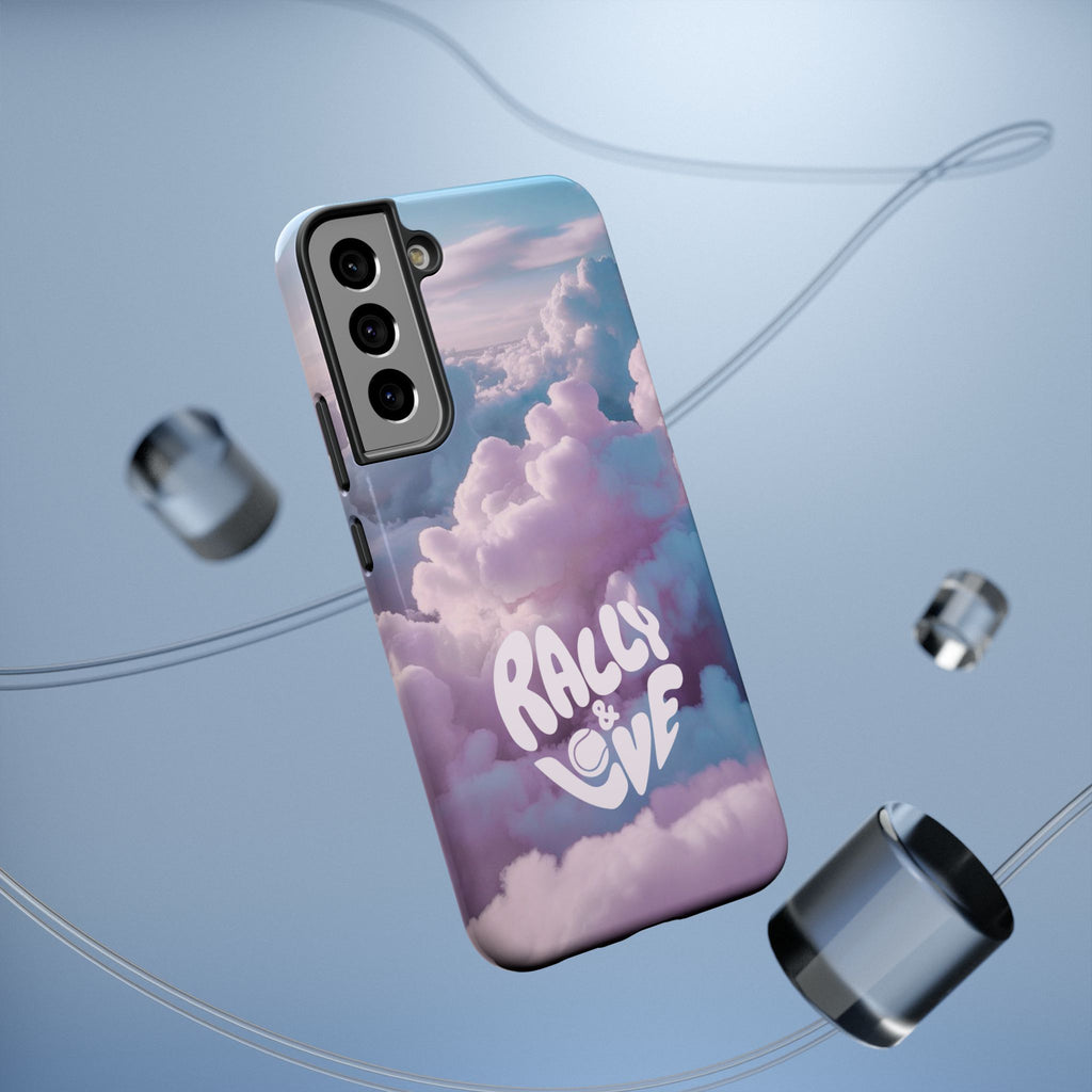 Impact-Resistant Phone Case — "Rally & Love" Clouds/Love in the Air