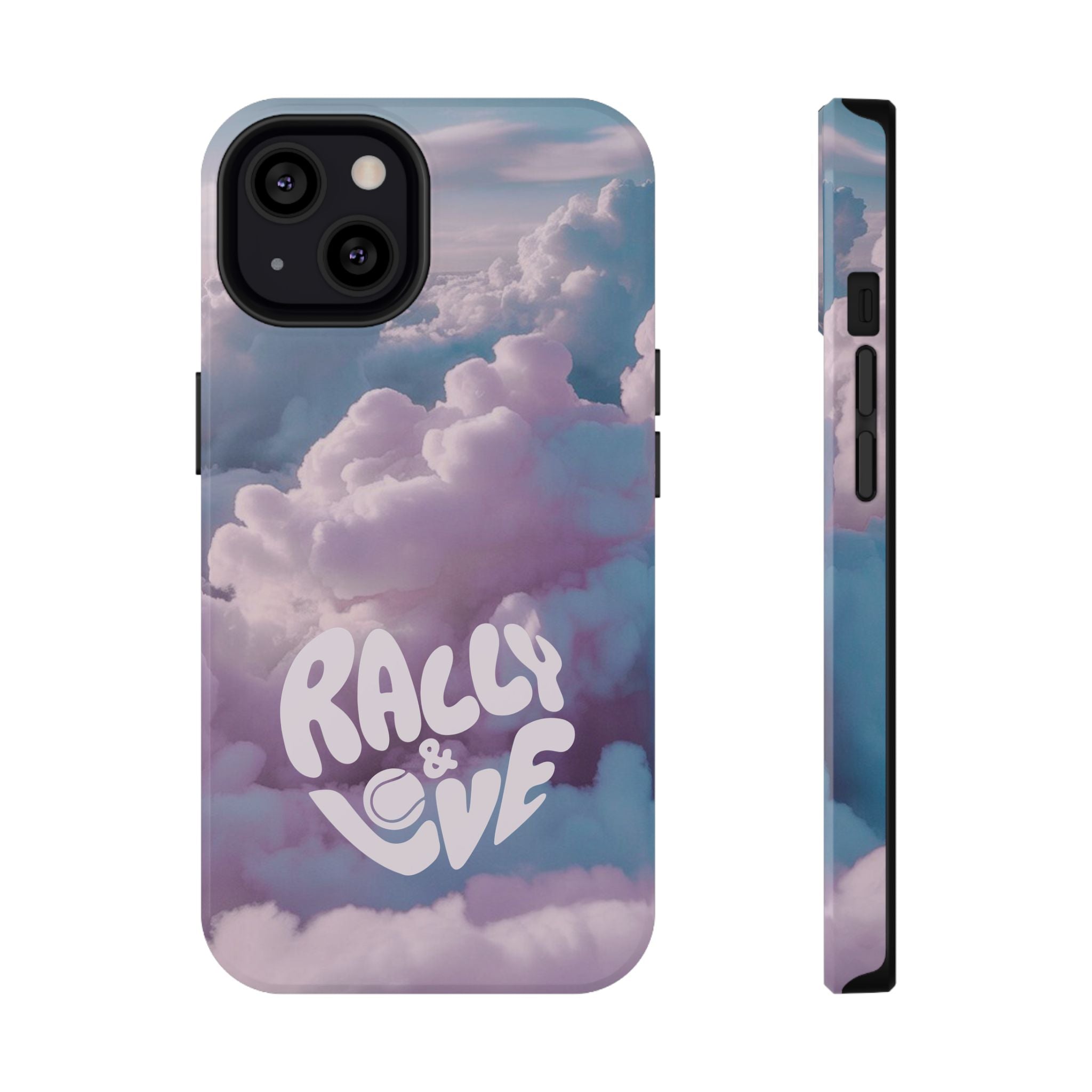 Impact-Resistant Phone Case — "Rally & Love" Clouds/Love in the Air