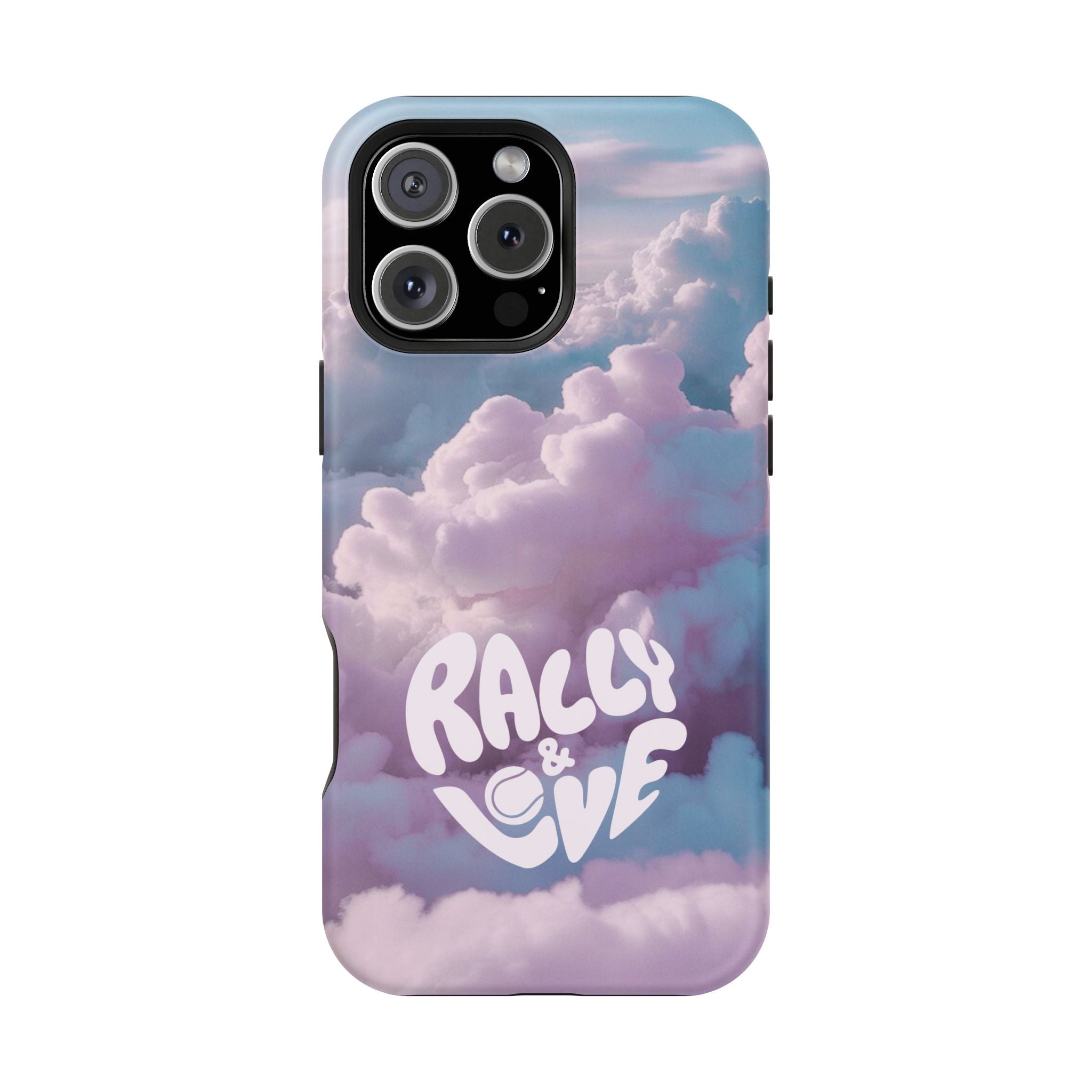 Impact-Resistant Phone Case — "Rally & Love" Clouds/Love in the Air