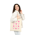 Tote Bag — Pink Tennis Rackets & Tennis Balls Canvas Tote