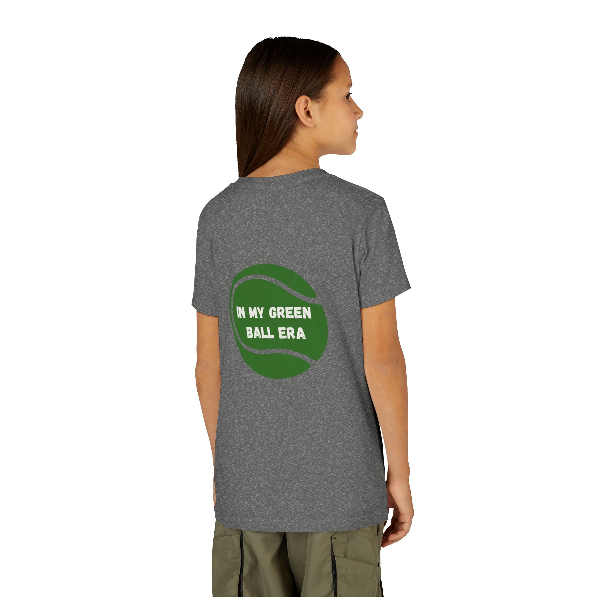 Girl's Junior's Tee - "In My Green Ball Era" Tennis T-Shirt