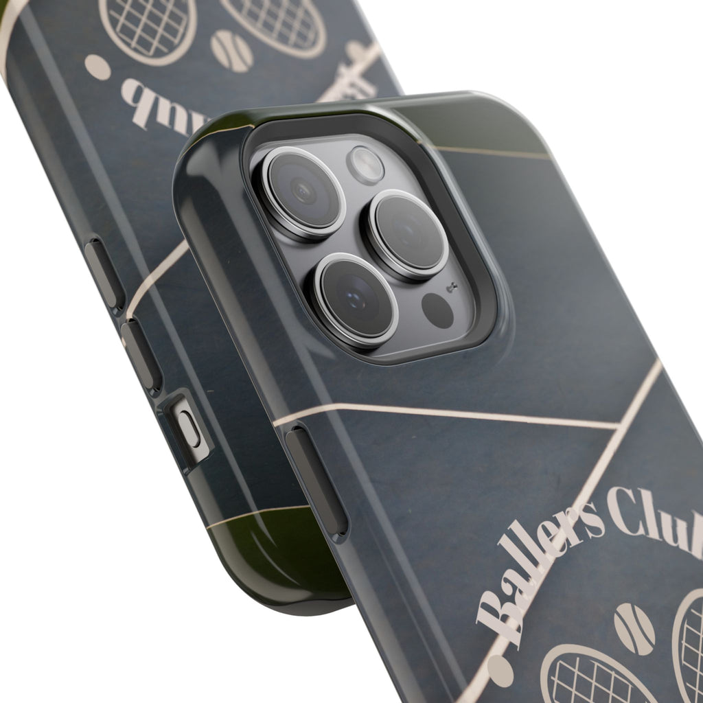 Tennis Impact-Resistant Phone Case — 'Ballers Club Est. 2025' Protective Cover