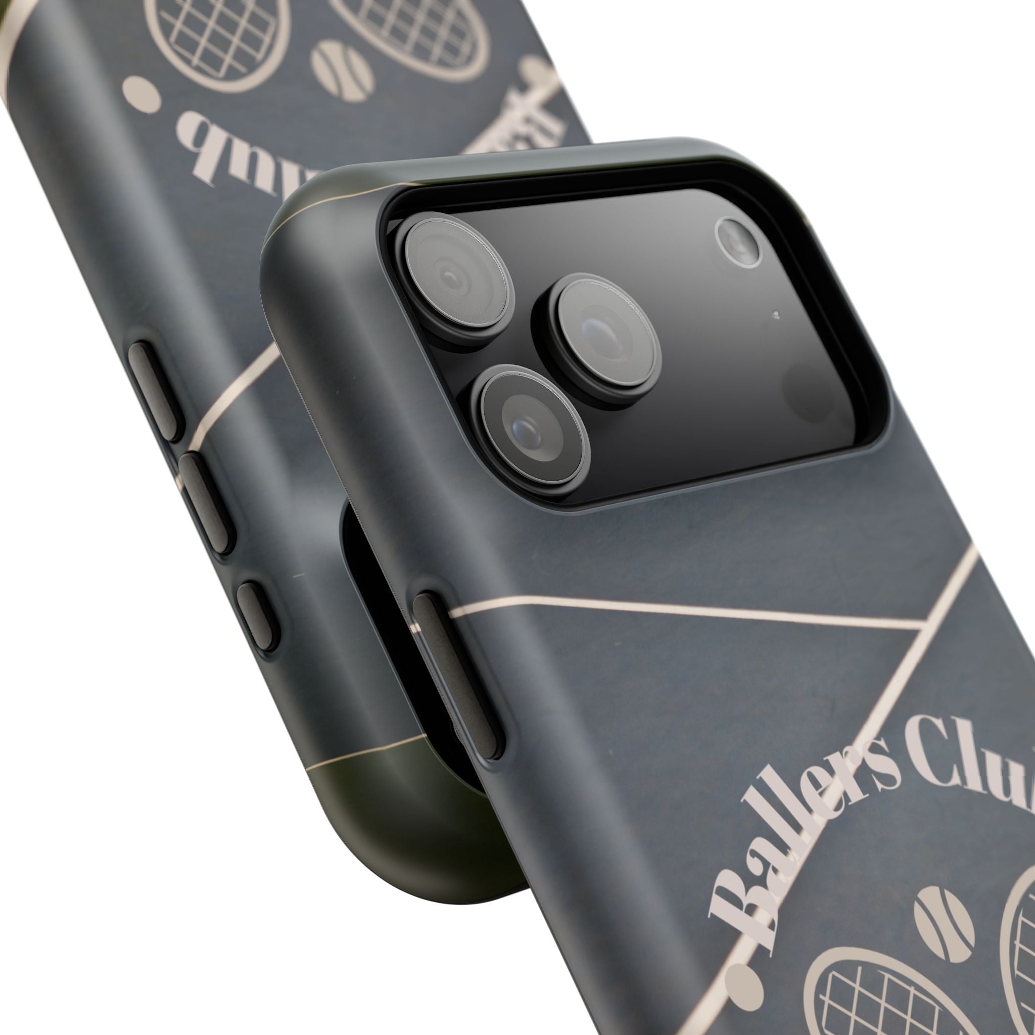Tennis Impact-Resistant Phone Case — 'Ballers Club Est. 2025' Protective Cover