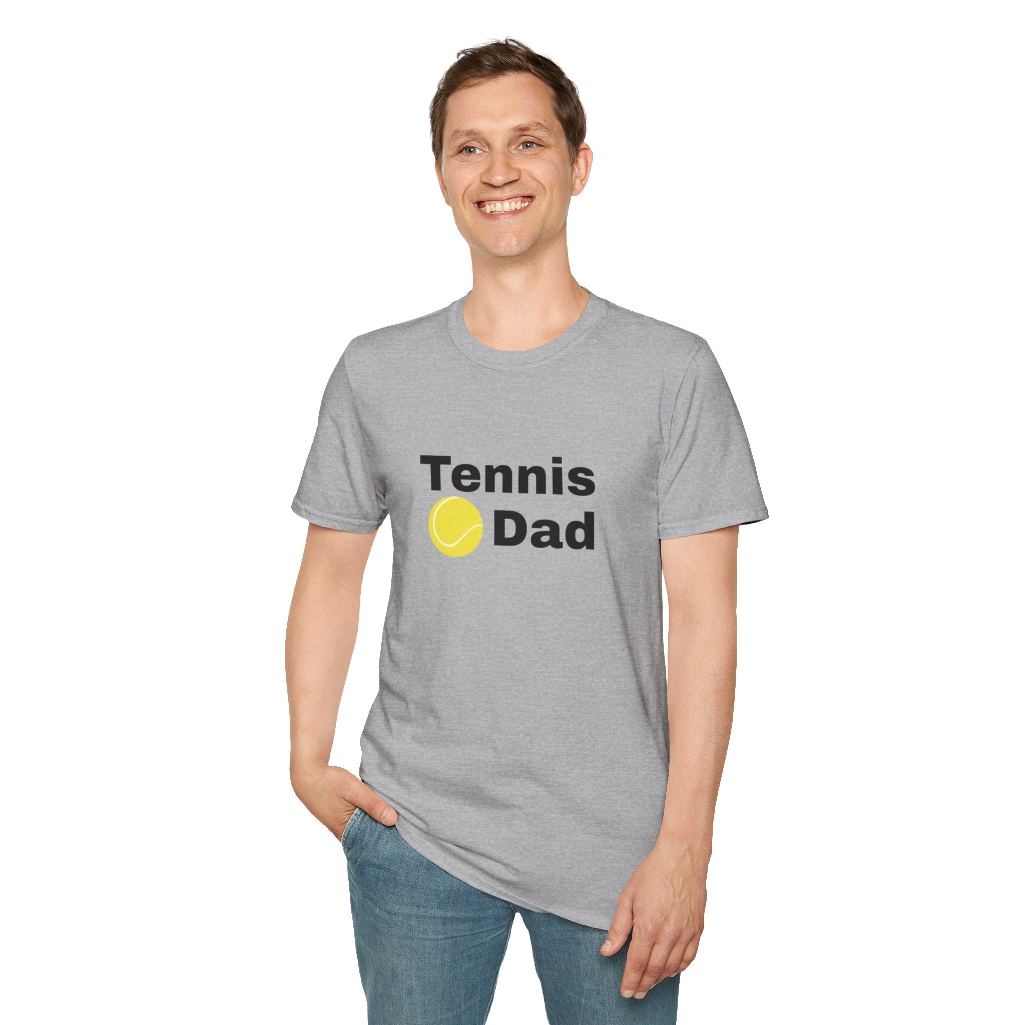 Men's T‑Shirt — 'Tennis dad' Tennis Ball Graphic Tee