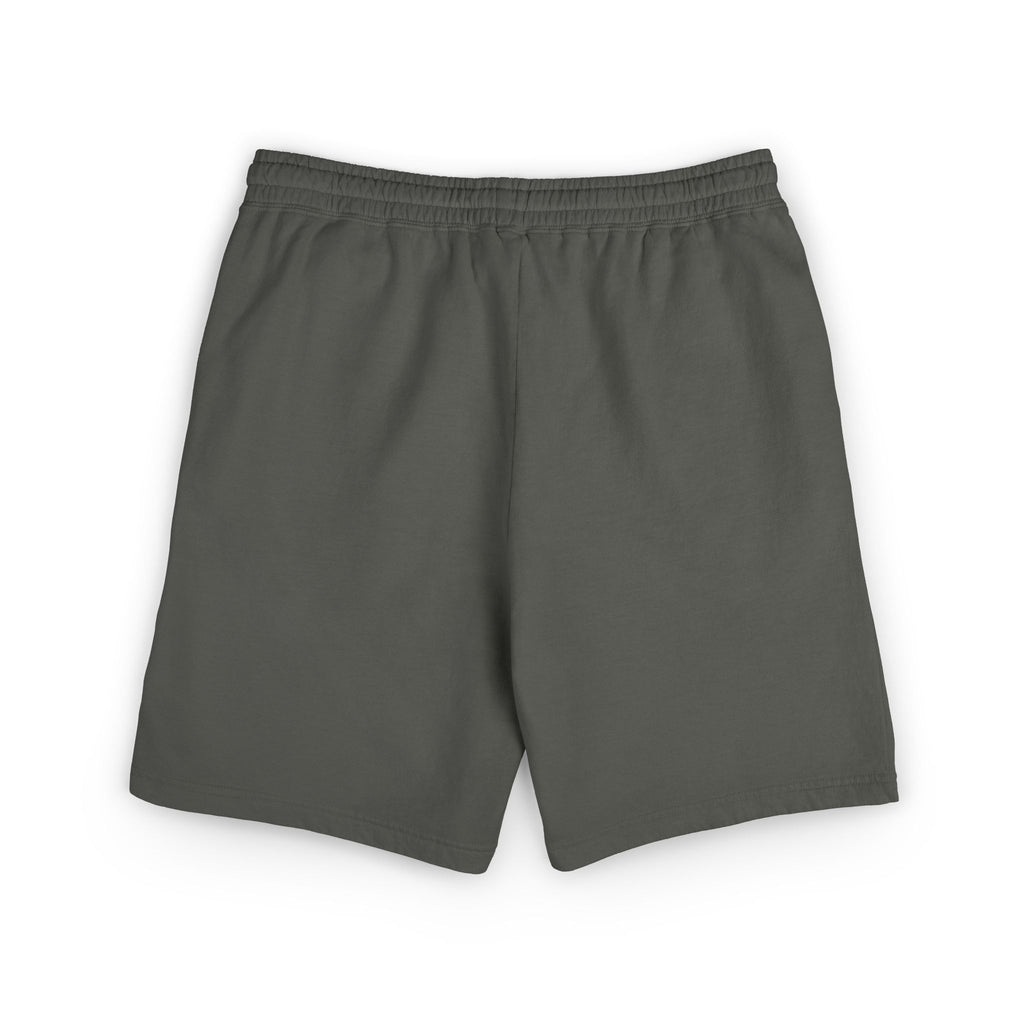 Men's Fleece Sweatshorts — 'Rally & Love' Logo Casual Lounge Shorts (black)