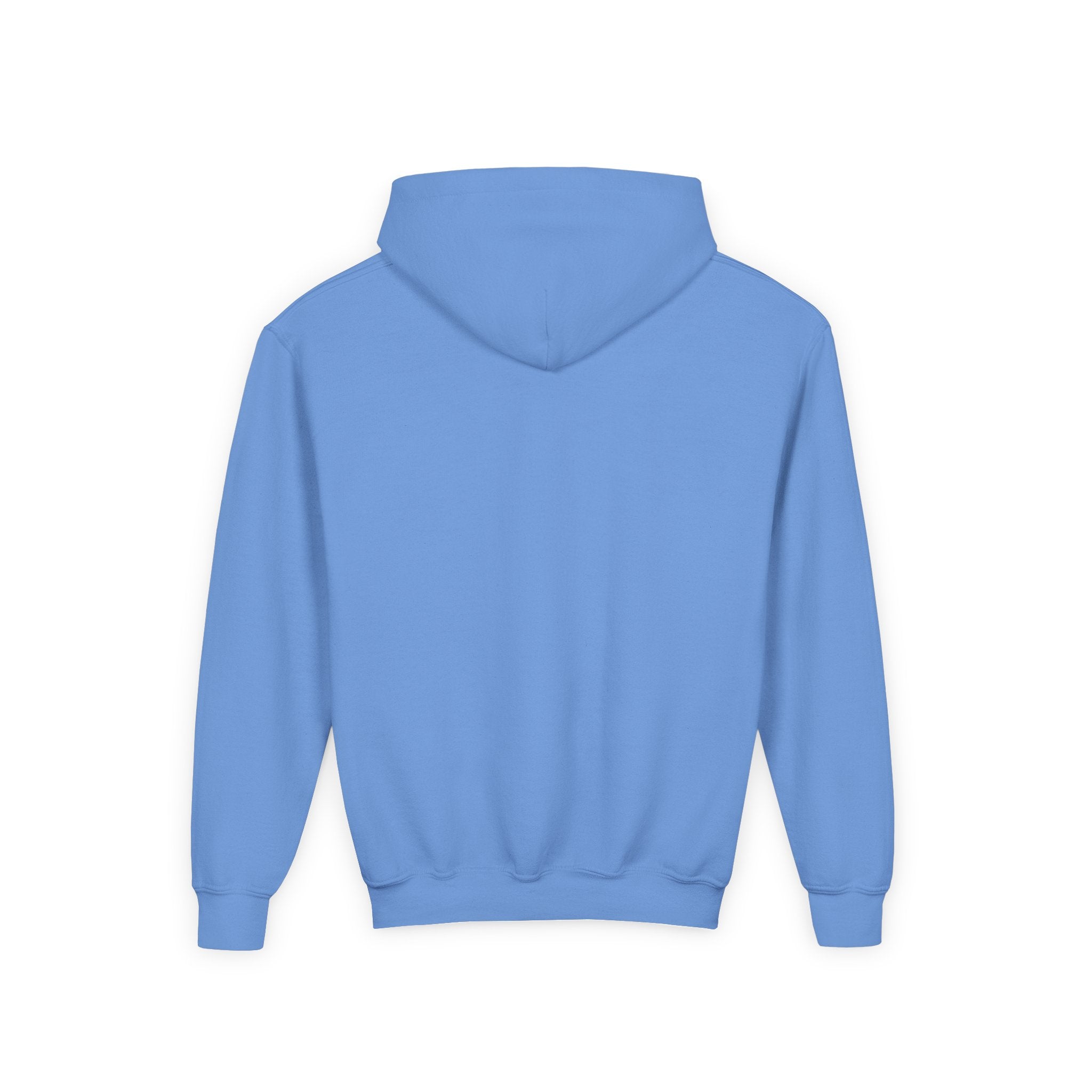 Girl's Junior Hoodie sweatshirt — "Rally & Love" Heart Chest Tennis Graphic Sweatshirt (Pink logo)