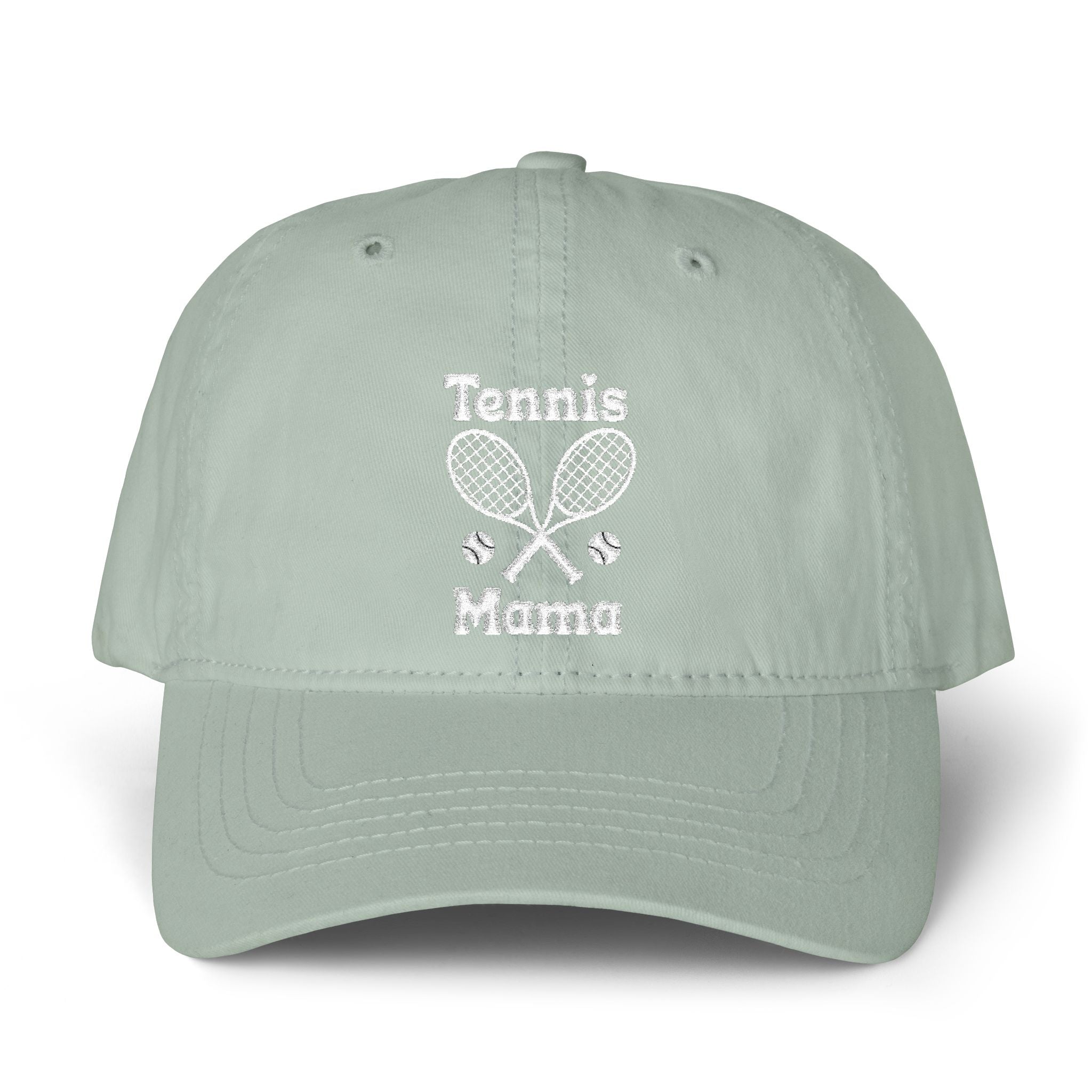 Women's Pigment-Dyed baseball Cap with Fashion Undervisor - White, Embroidered
