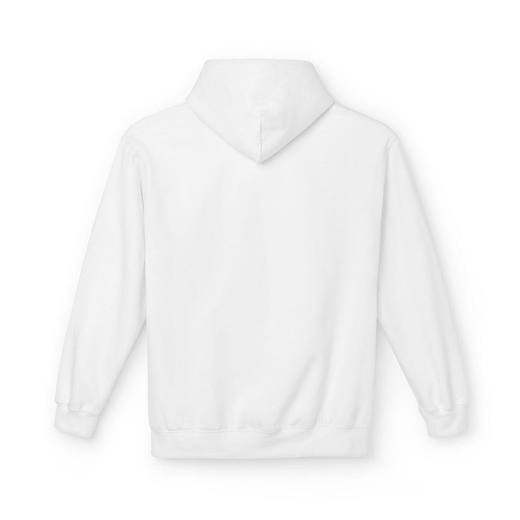 Women's Softstyle Fleece Hoodie sweatshirt - 'Rally & Love' logo, minimalist (pink)