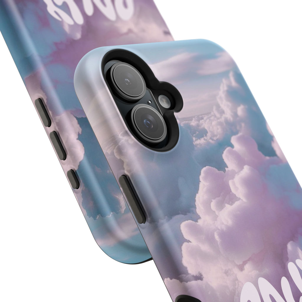Impact-Resistant Phone Case — "Rally & Love" Clouds/Love in the Air