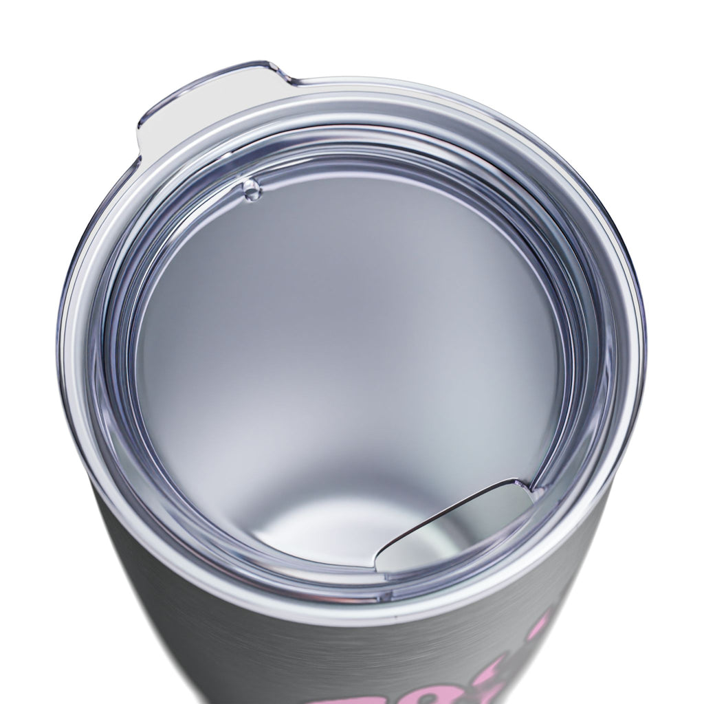 20oz Coffee Tumbler – "Rally & Love" Heart Design | Insulated Travel Cup for Everyday (Bubblegum pink)