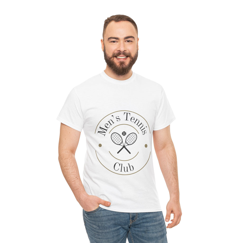 Men's Tee — 'Men's Tennis Club' Vintage Tennis Rackets T-Shirt