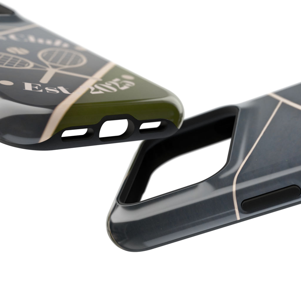 Tennis Impact-Resistant Phone Case — 'Ballers Club Est. 2025' Protective Cover