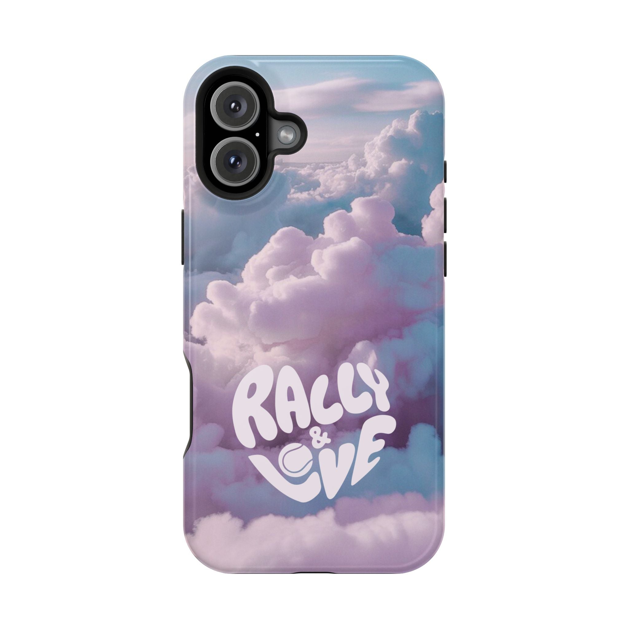 Impact-Resistant Phone Case — "Rally & Love" Clouds/Love in the Air