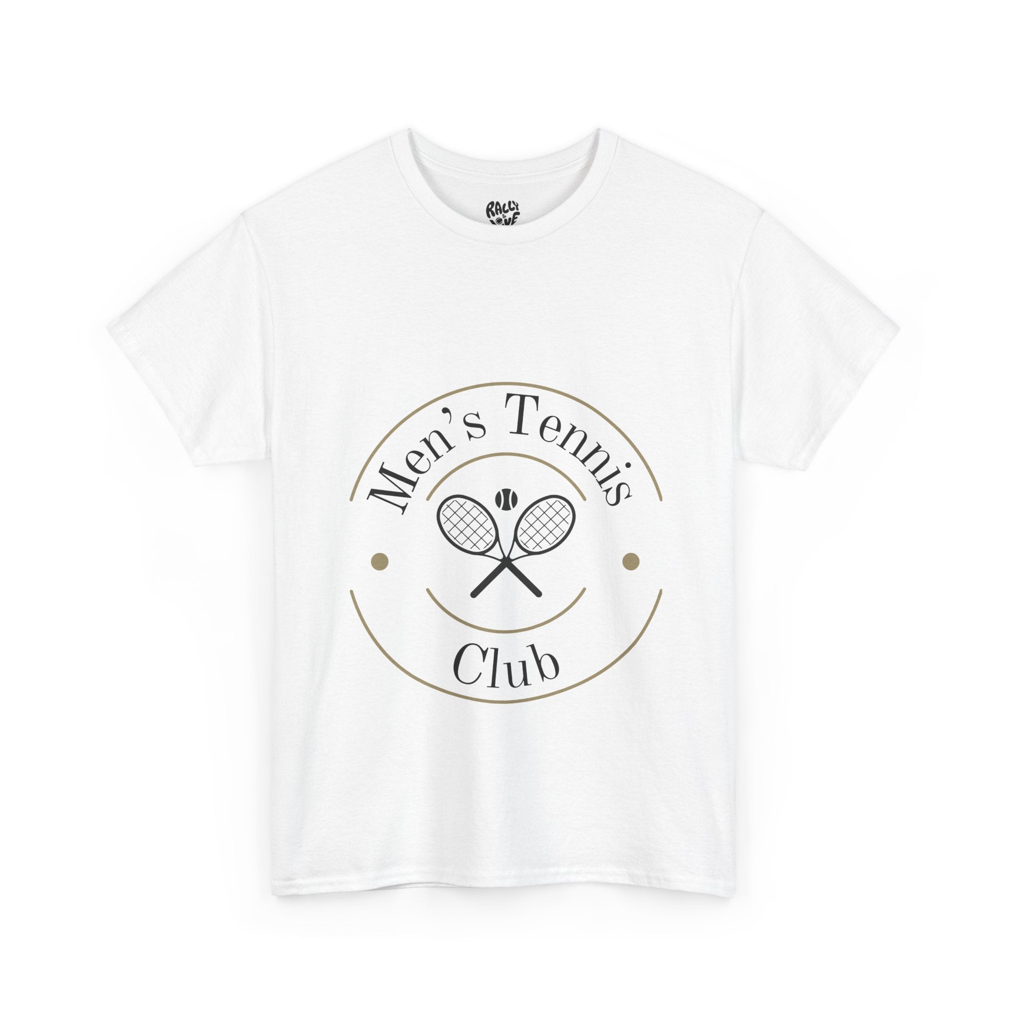 Men's Tee — 'Men's Tennis Club' Vintage Tennis Rackets T-Shirt