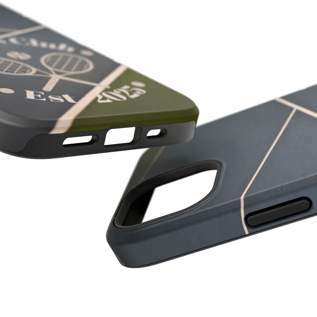 Tennis Impact-Resistant Phone Case — 'Ballers Club Est. 2025' Protective Cover
