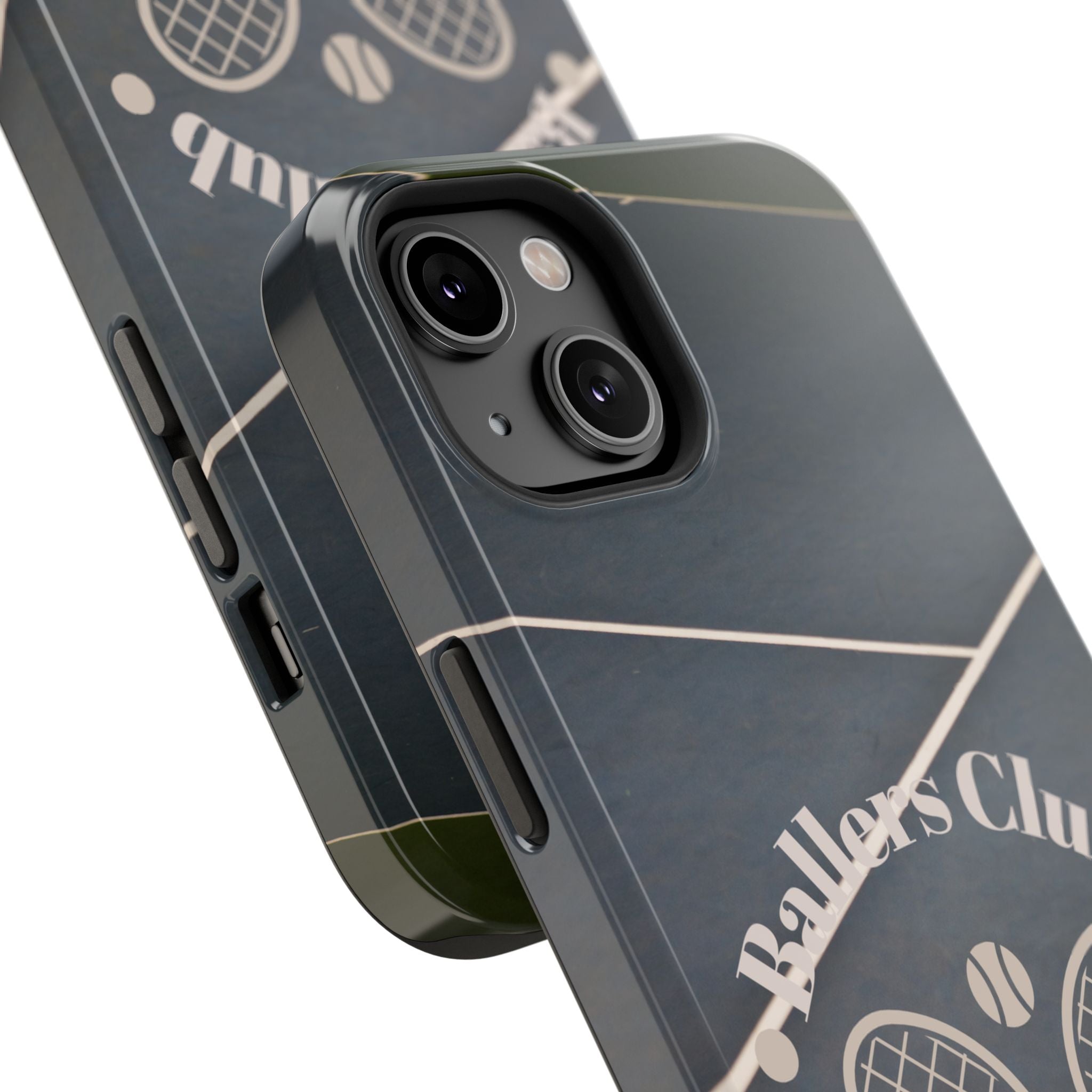 Tennis Impact-Resistant Phone Case — 'Ballers Club Est. 2025' Protective Cover