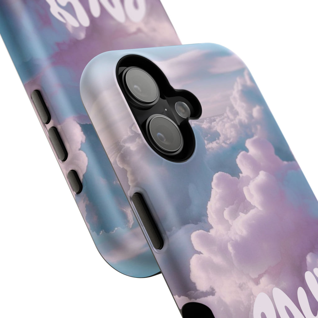 Impact-Resistant Phone Case — "Rally & Love" Clouds/Love in the Air