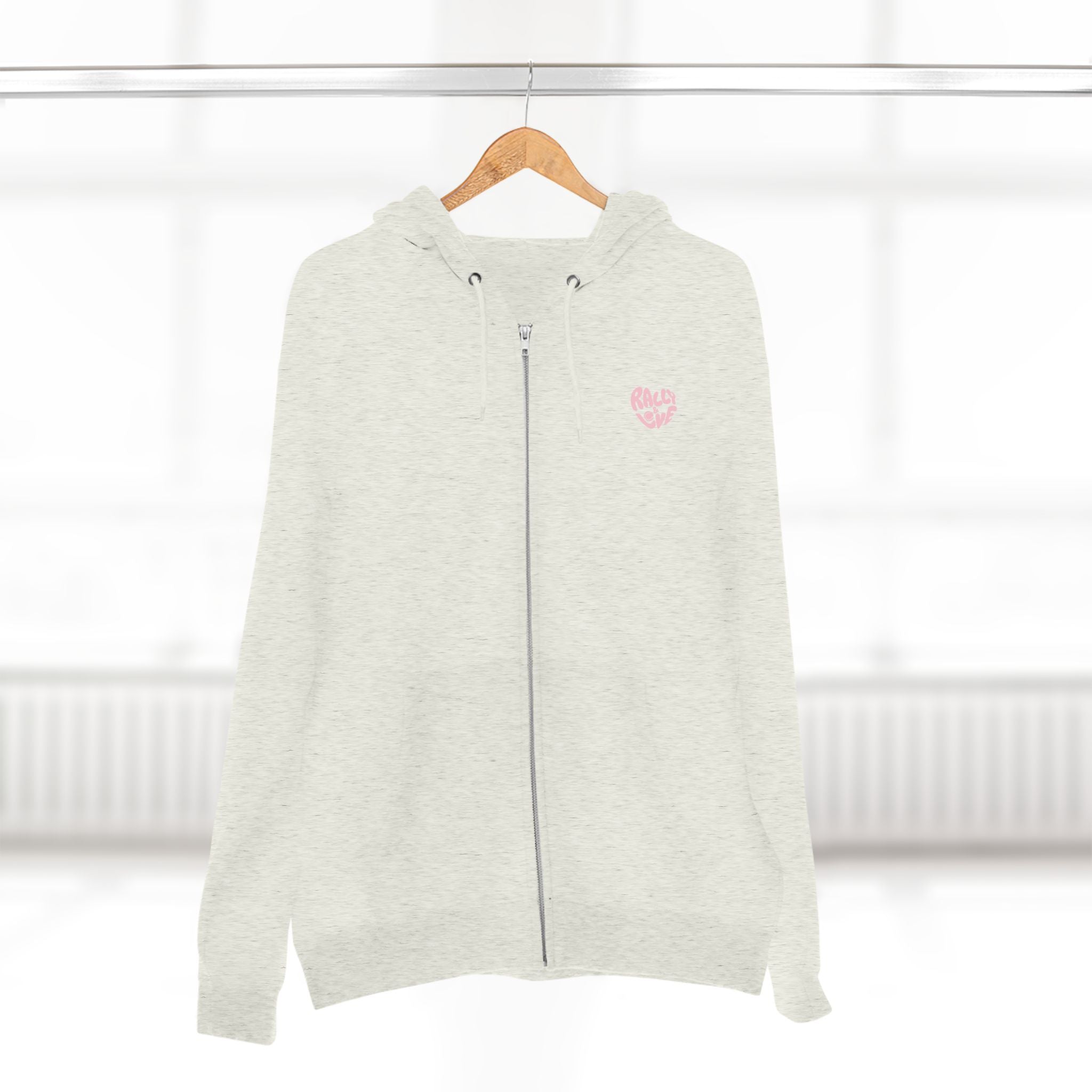 Women's Zip Hoodie — 'Rally & Love" primary logo Zip Hoodie sweatshirt