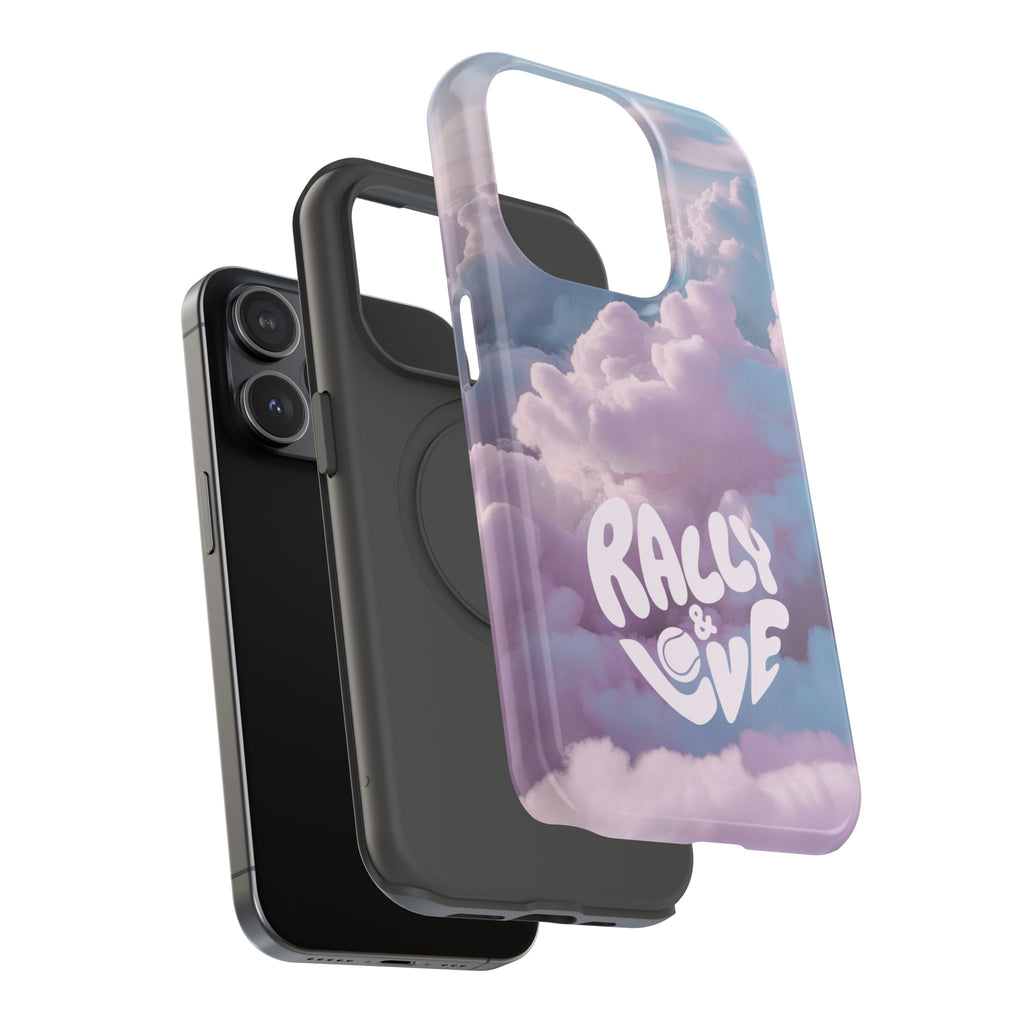 Impact-Resistant Phone Case — "Rally & Love" Clouds/Love in the Air