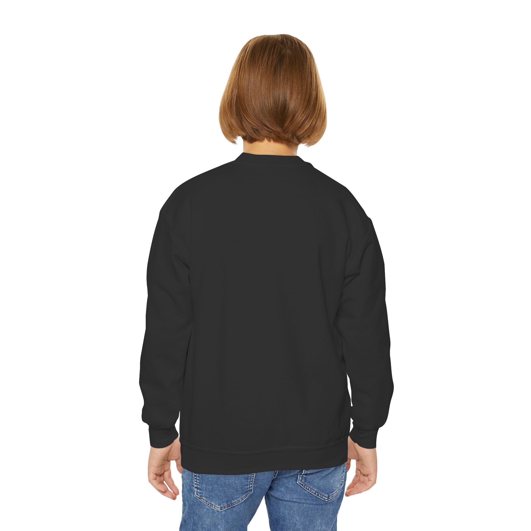 Girl Junior's Crewneck Sweatshirt — Pink Heart “Tennis XOXO” Graphic sweatshirt