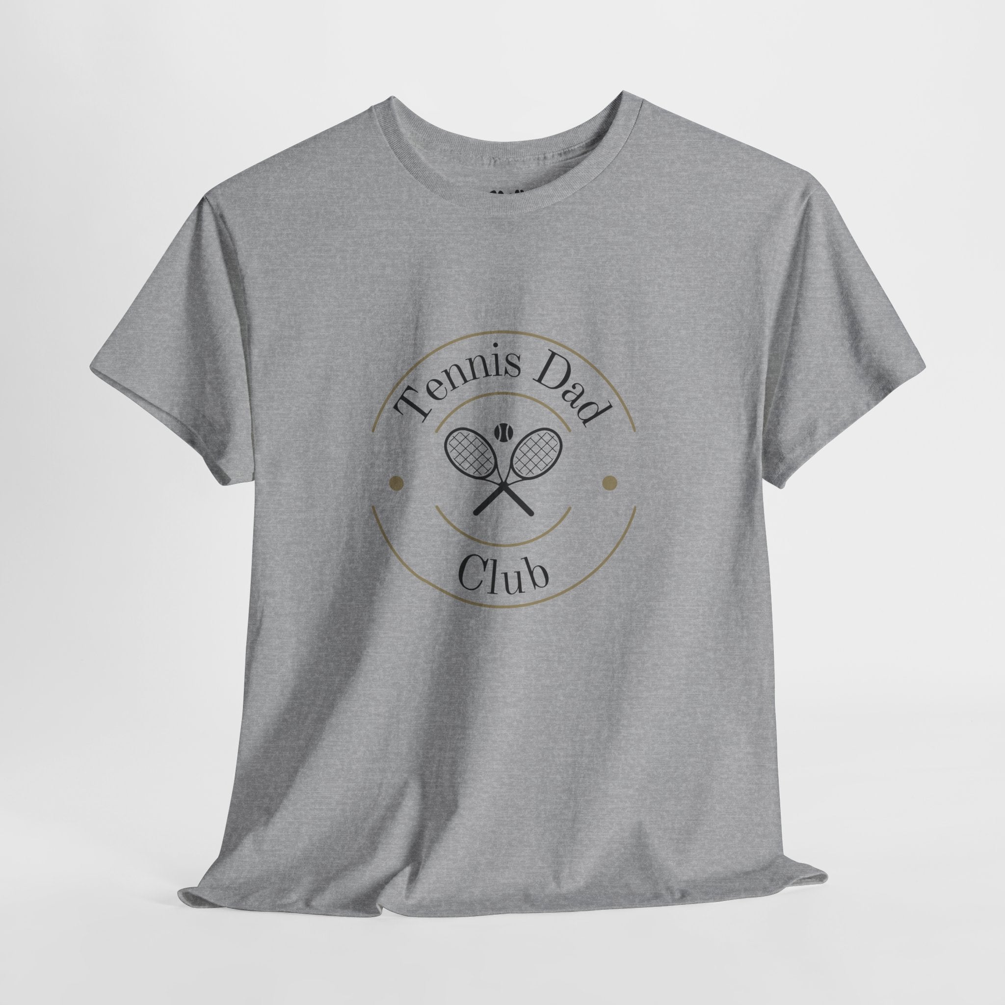 Men's T‑Shirt — 'Tennis Dad Club' Vintage Tennis Racket Graphic Tee
