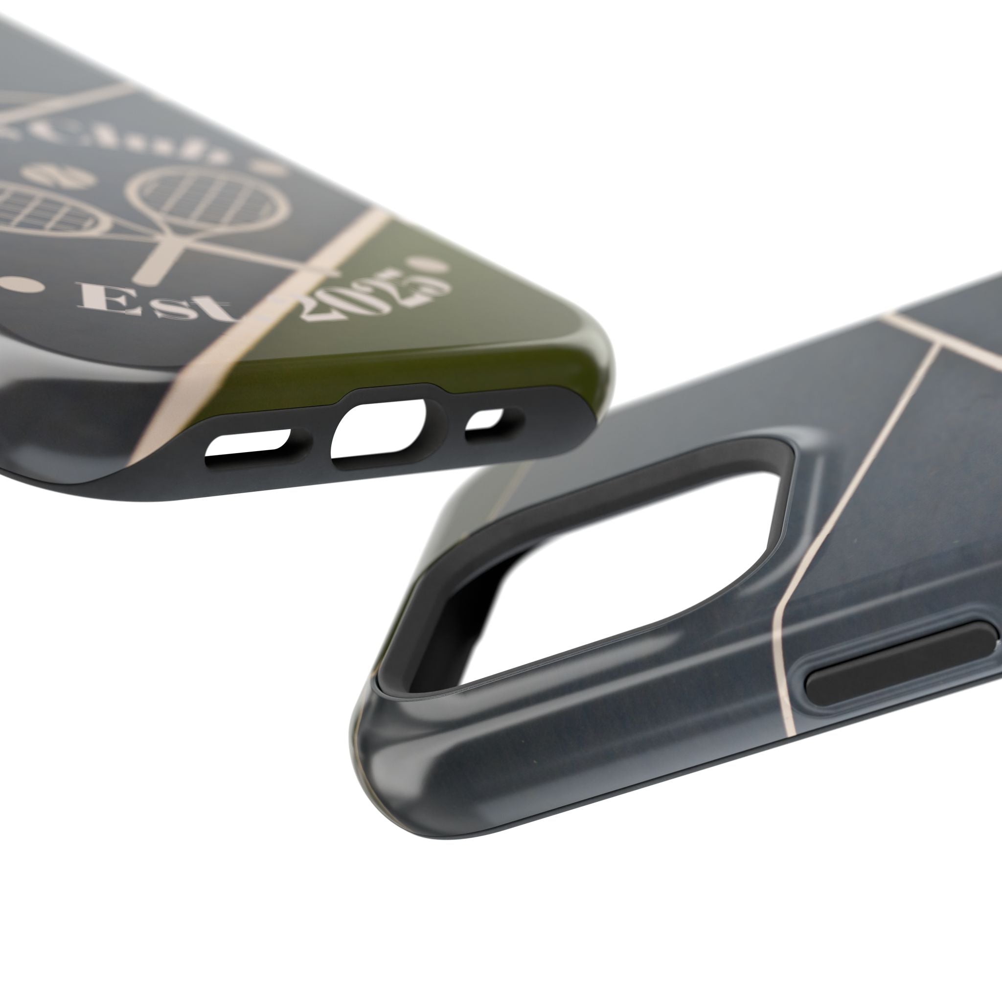 Tennis Impact-Resistant Phone Case — 'Ballers Club Est. 2025' Protective Cover