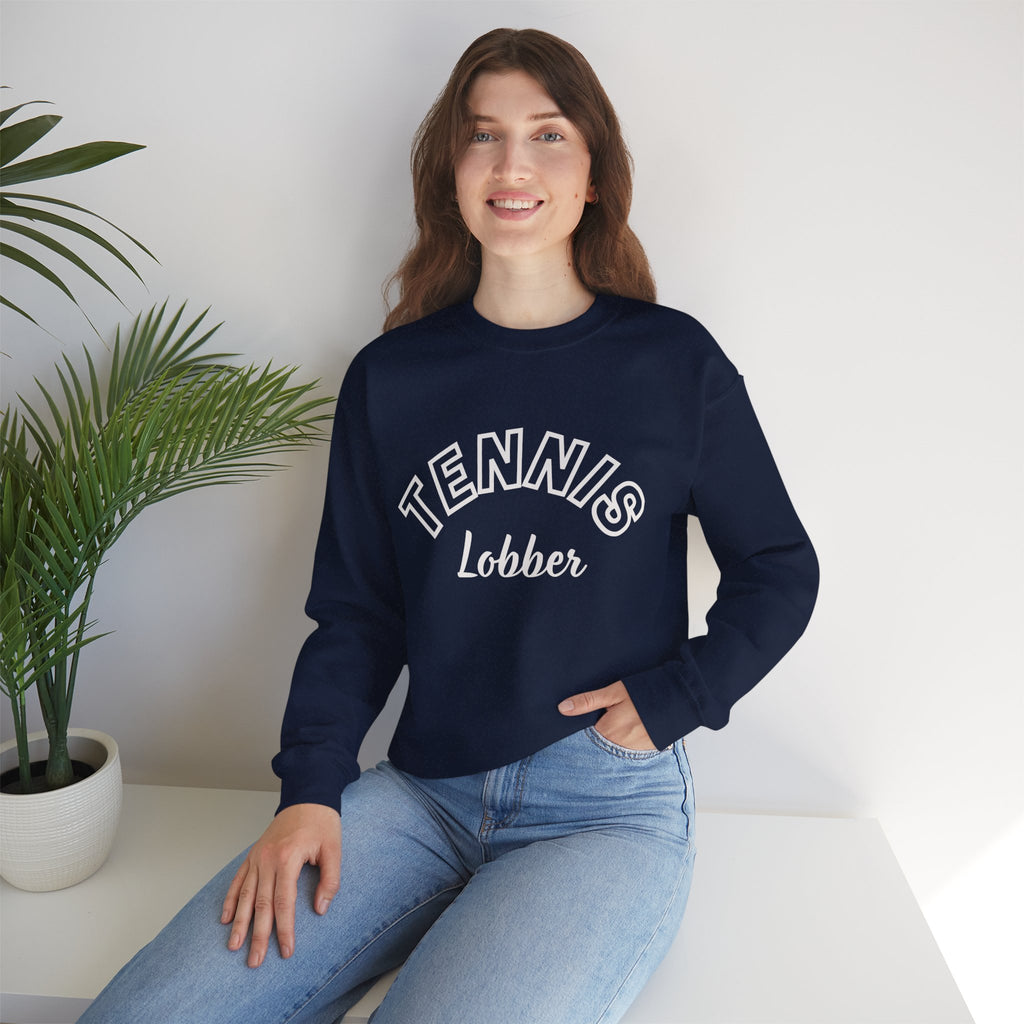 Women's Crewneck Sweatshirt — 'Tennis Lobbers/Lovers' Soft Pullover