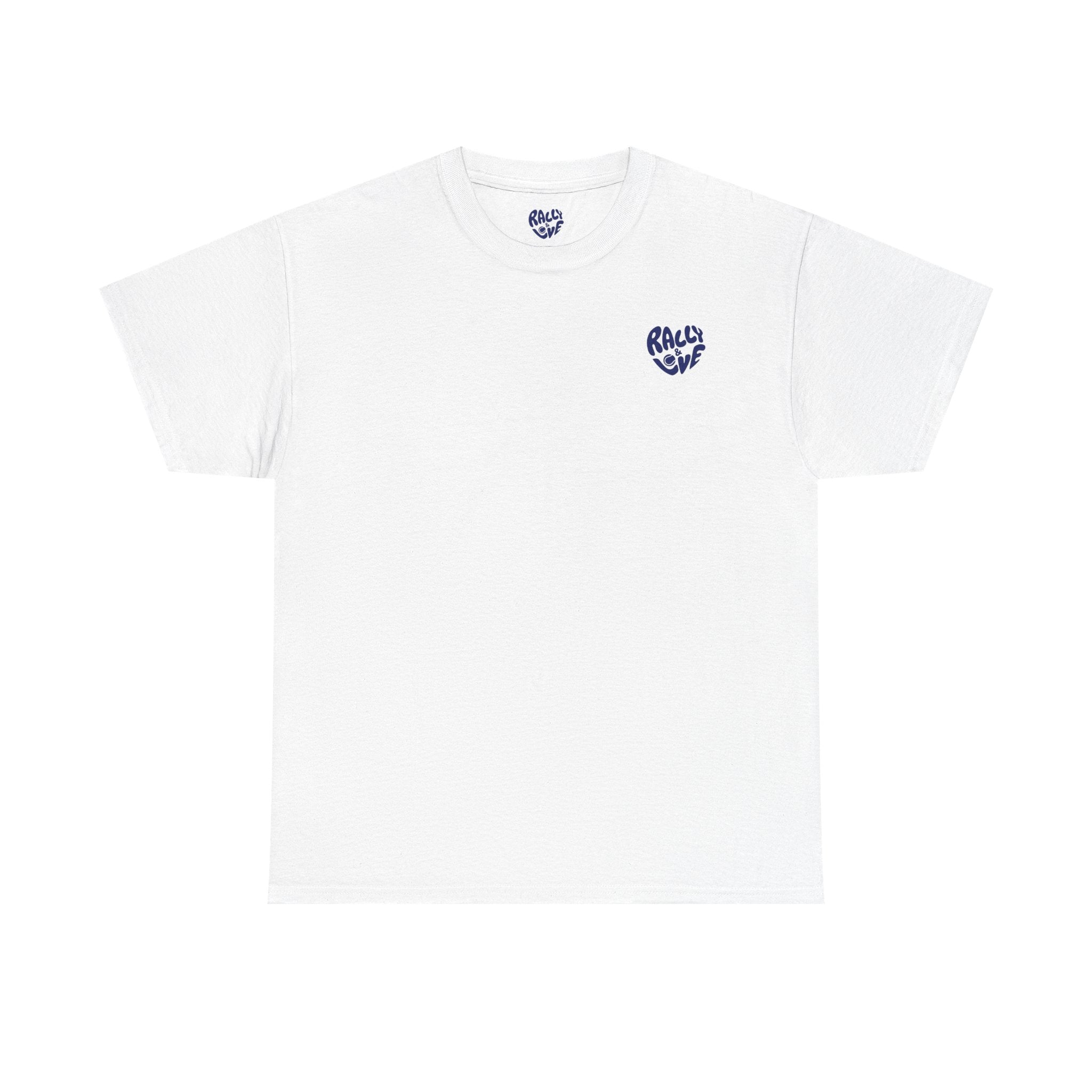 Men's T-Shirt — "Game. Set. Nap." Tennis Graphic Tee (navy)