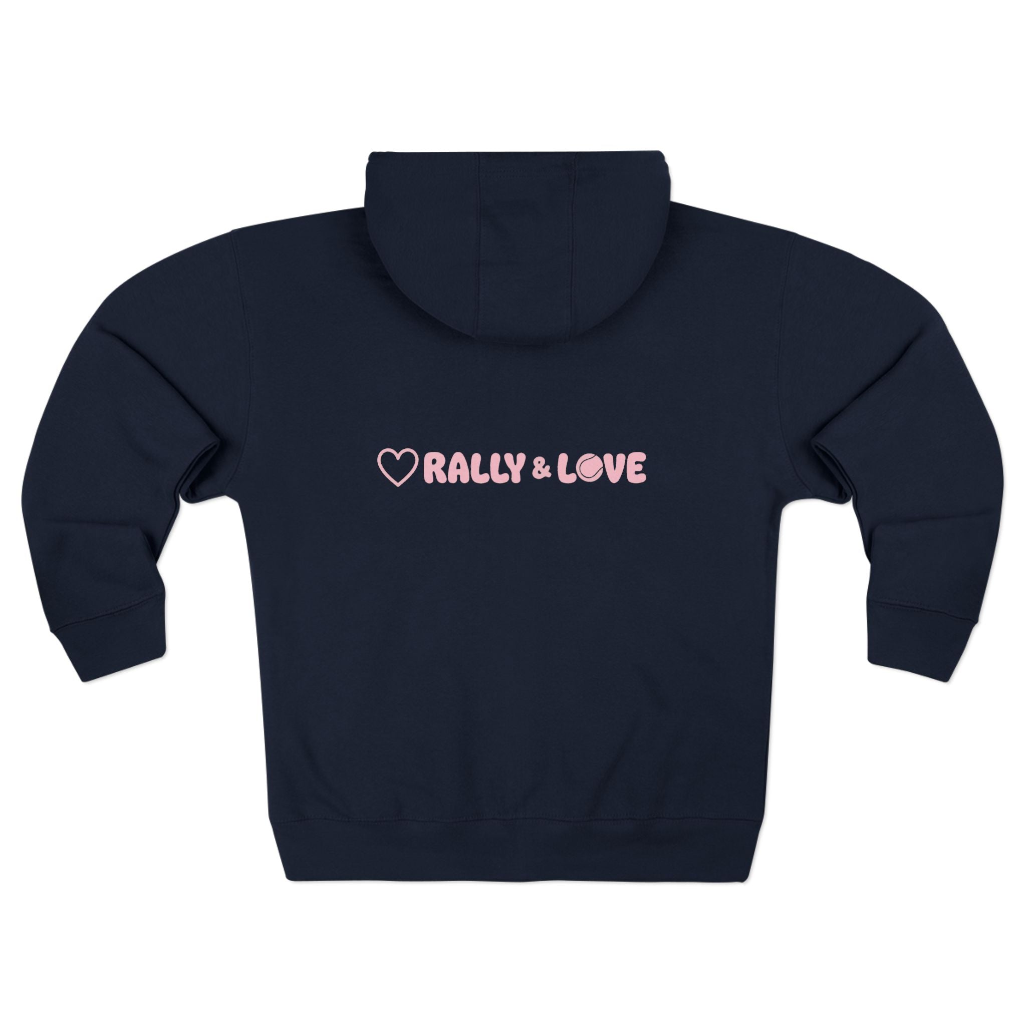 Women's Zip Hoodie — 'Rally & Love" primary logo Zip Hoodie sweatshirt